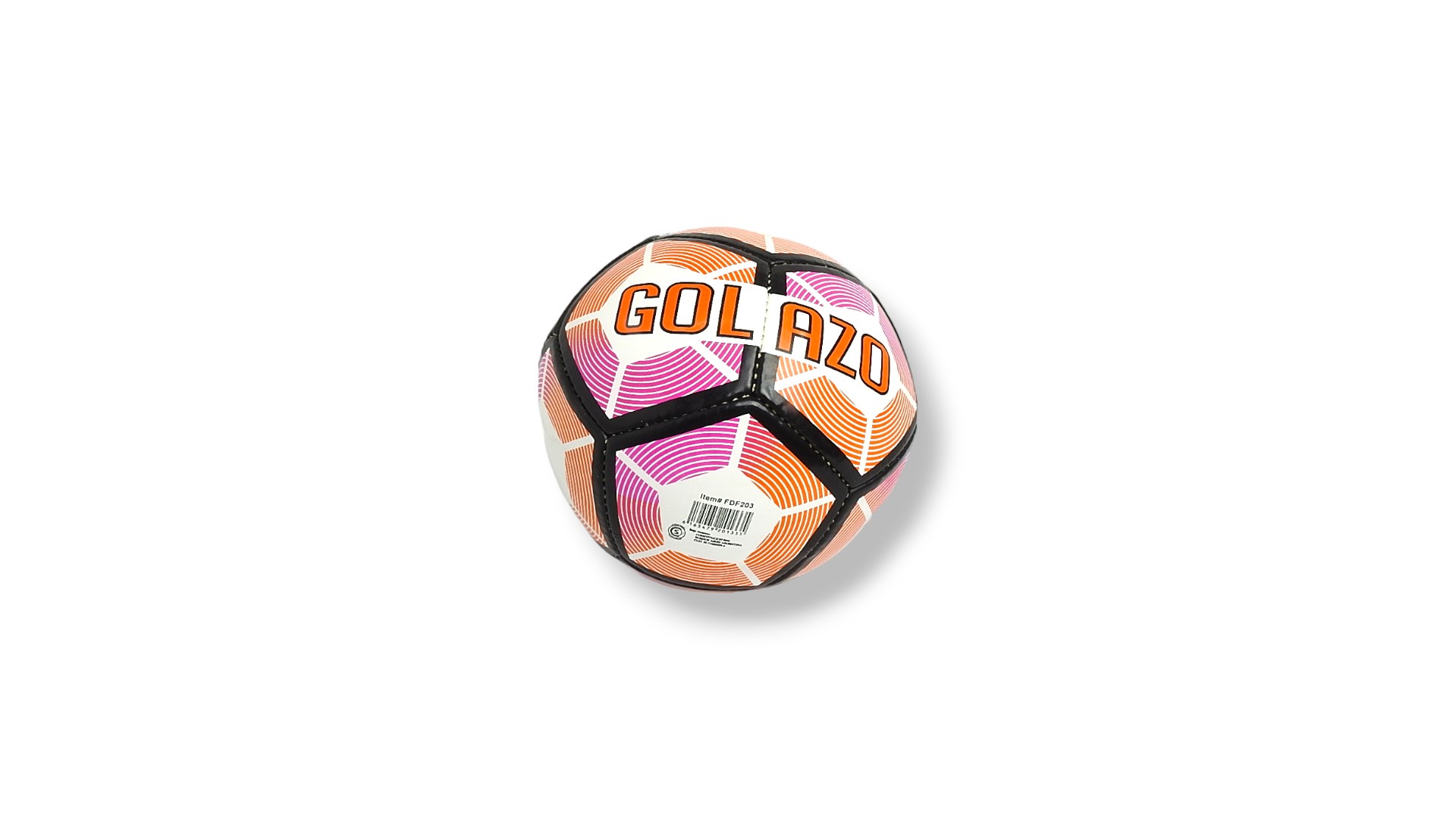 PELOTA GOLAZO BLANCA/FLUOR NARANJA ART.970-0032