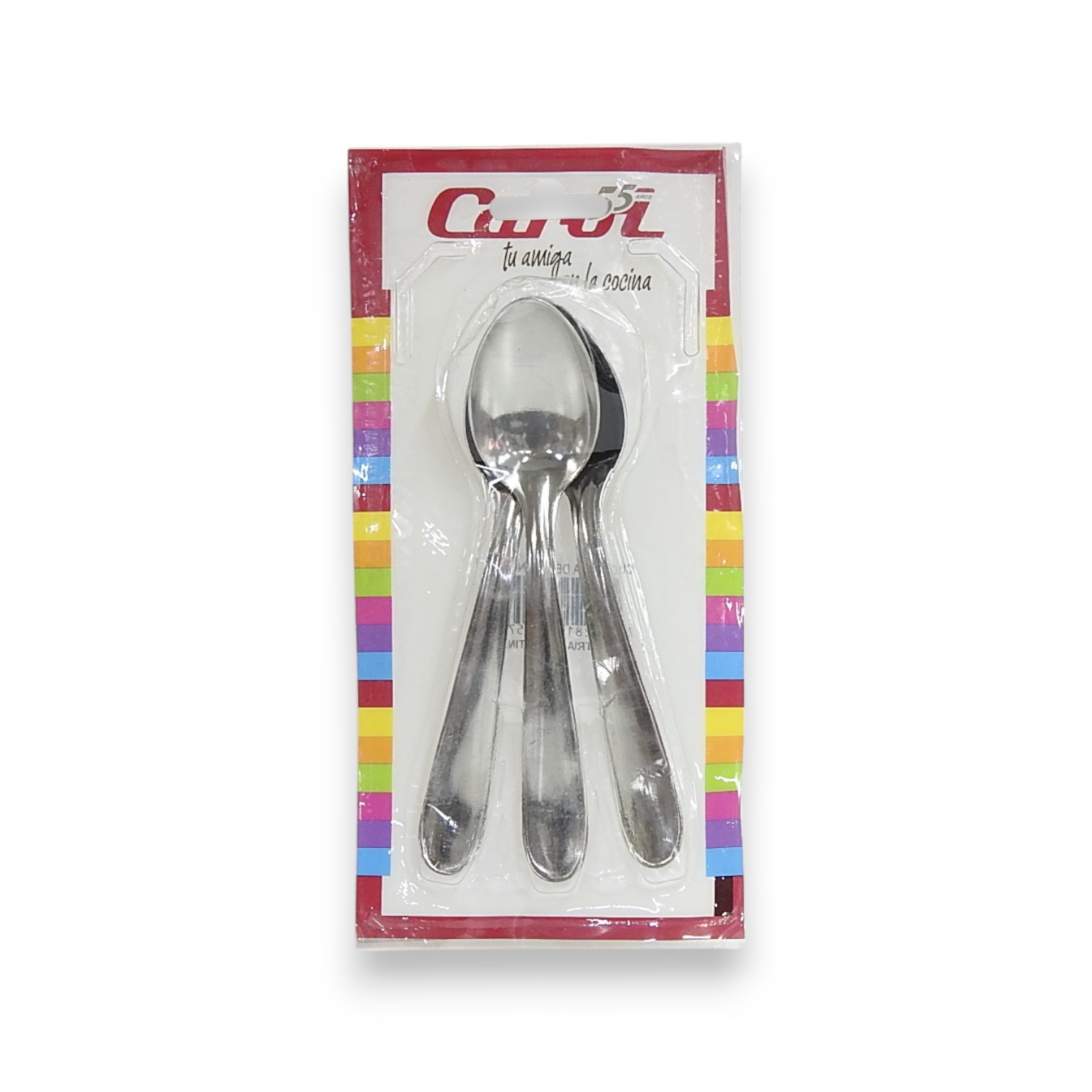 CUCHARA DESAYUNO E/BLISTER X 3u.ART.15315