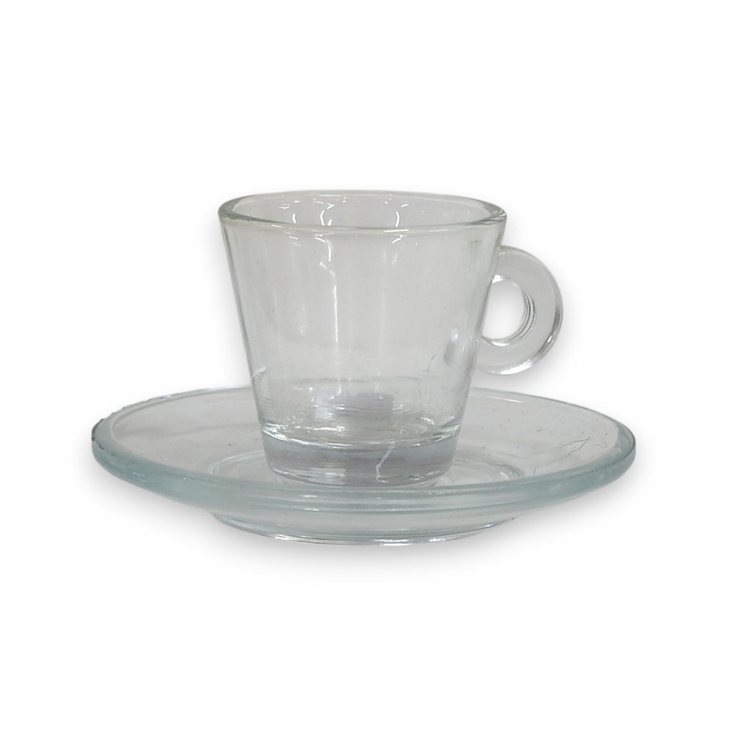 TAZA DE CAFE C/PLATO TRANSPA.1238/39