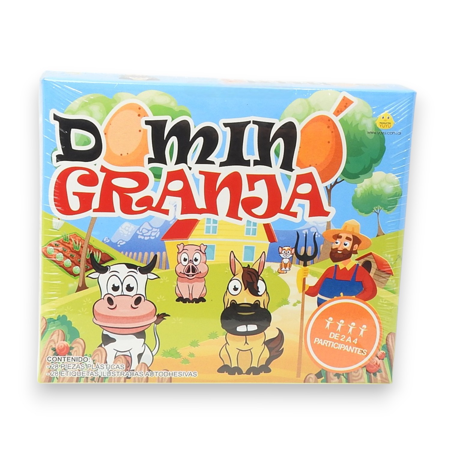 DOMINO GRANJA x 28 PLASTICAS PZAS. ART.227