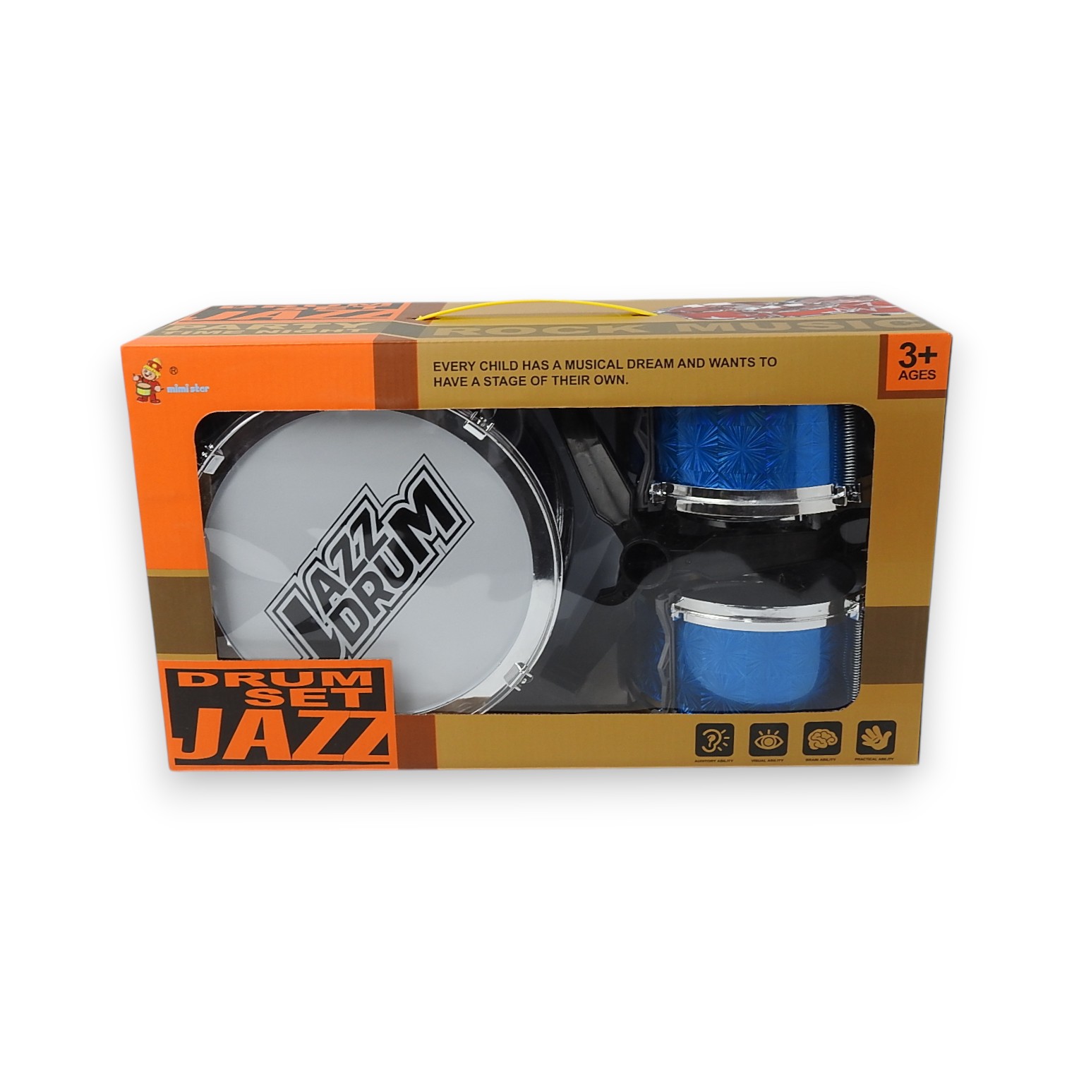 BATERIA MUSICAL INFANT.TAM/PLAT/C/BANCO ART.109710
