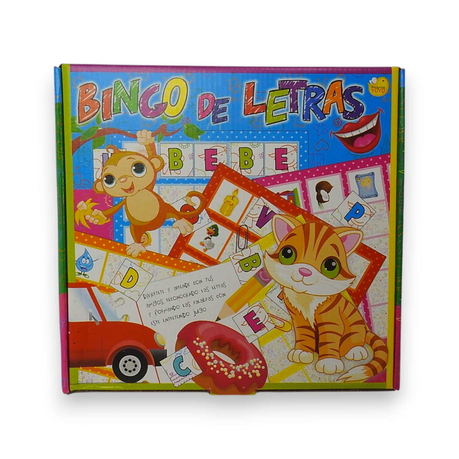 JUEGO DE MESA BINGO DE LETRAS ART.49