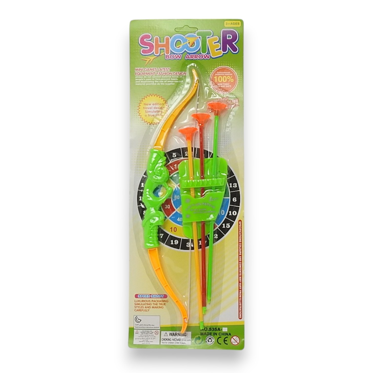 SET ARCO Y FLECHAS E/BLISTER