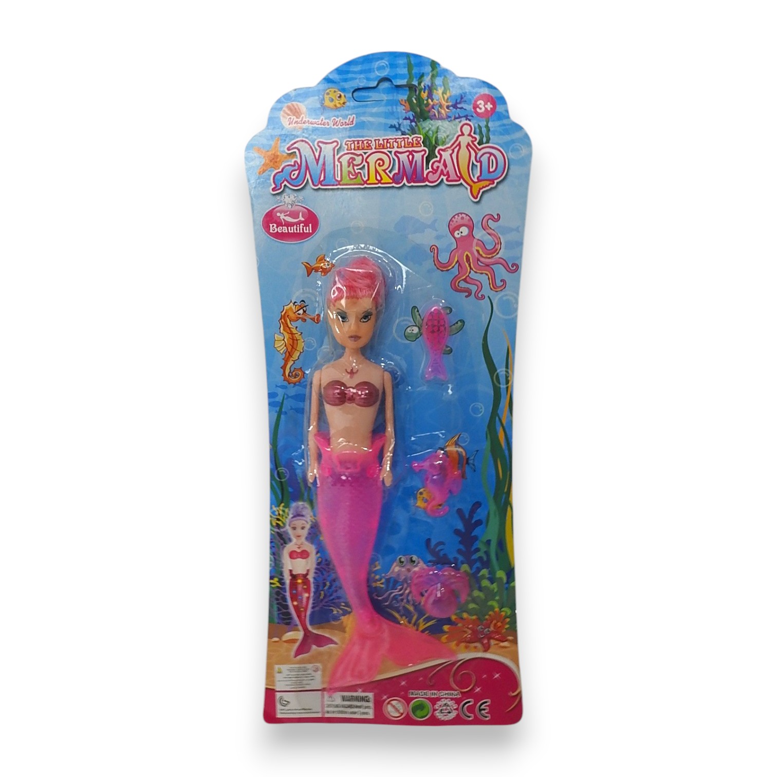MUÑECA SIRENA CON ACCESORIOS COLECCIONABLE