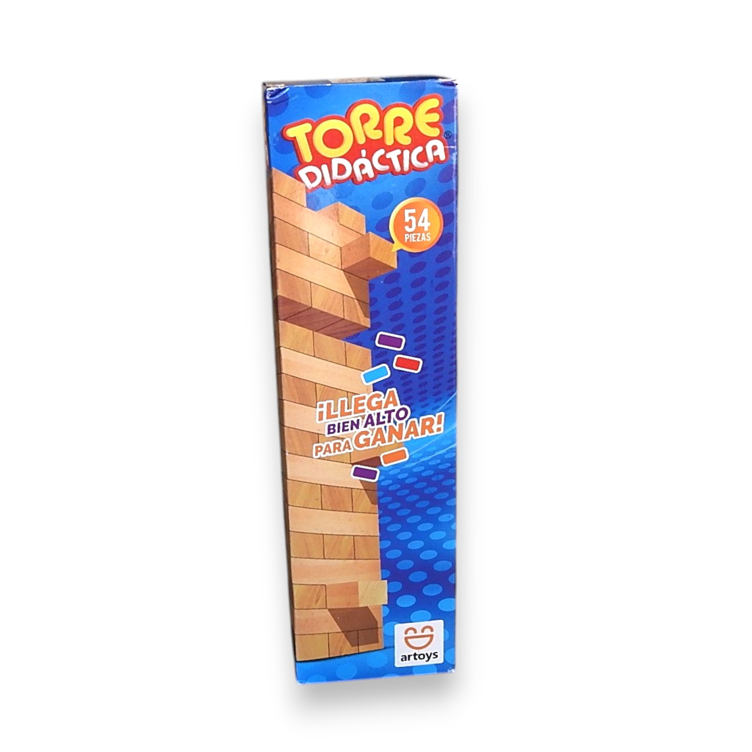 JUEGO TORRE APILABLE DIDACTICA 54 PZAS.