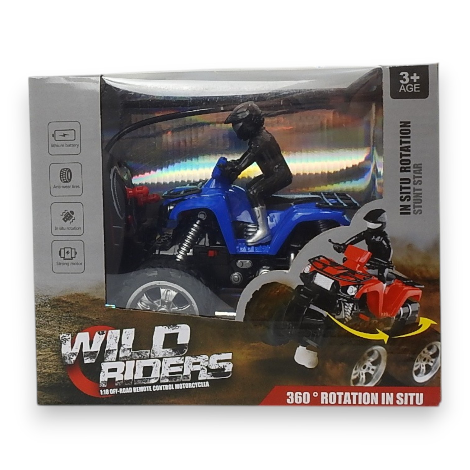 CUATRICICLO WILD RIDERS 360º ROTATION RADIO CONTROL