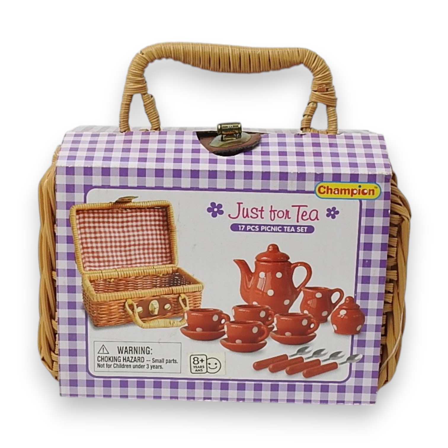 MINI SET DE TE PORCELANA EN VALIJA 17 PZAS.