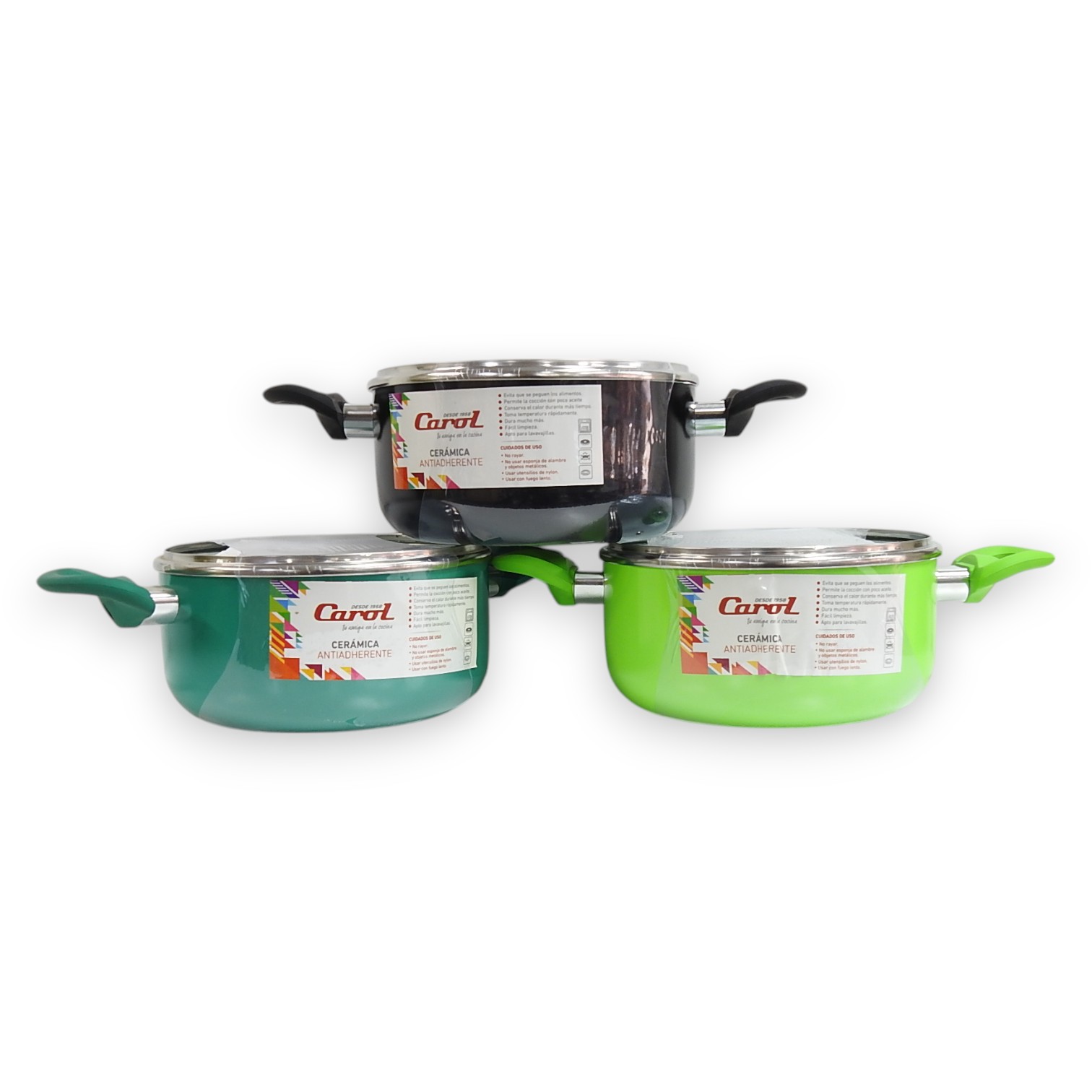 CACEROLA C-CERAM ANTIADT-VID D20 ART.4720