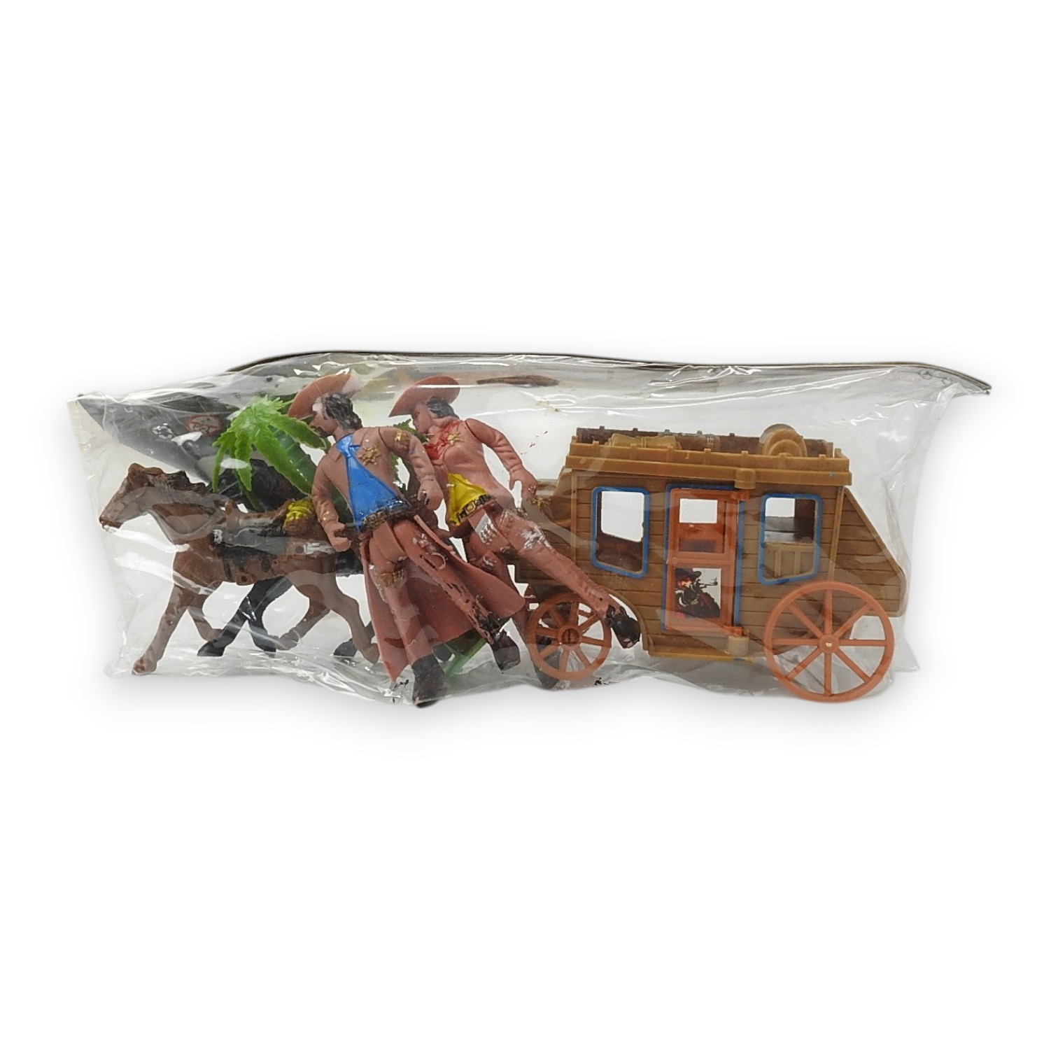 MUÑECO COWBOY SET C/CARRETA E/BOLSA