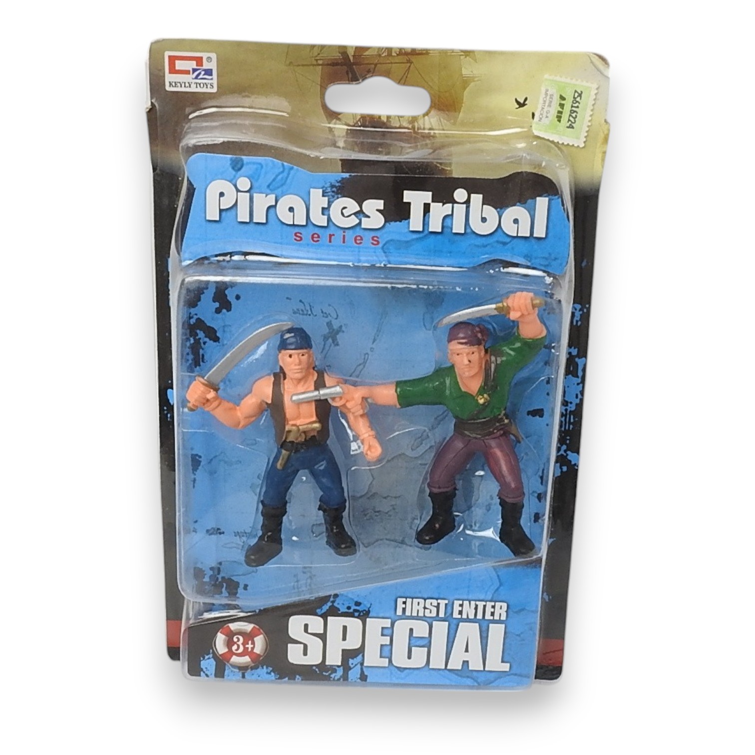 MUÑECO PIRATAS TRIBAL X 2uE/BLISTER SURT.ART.20030