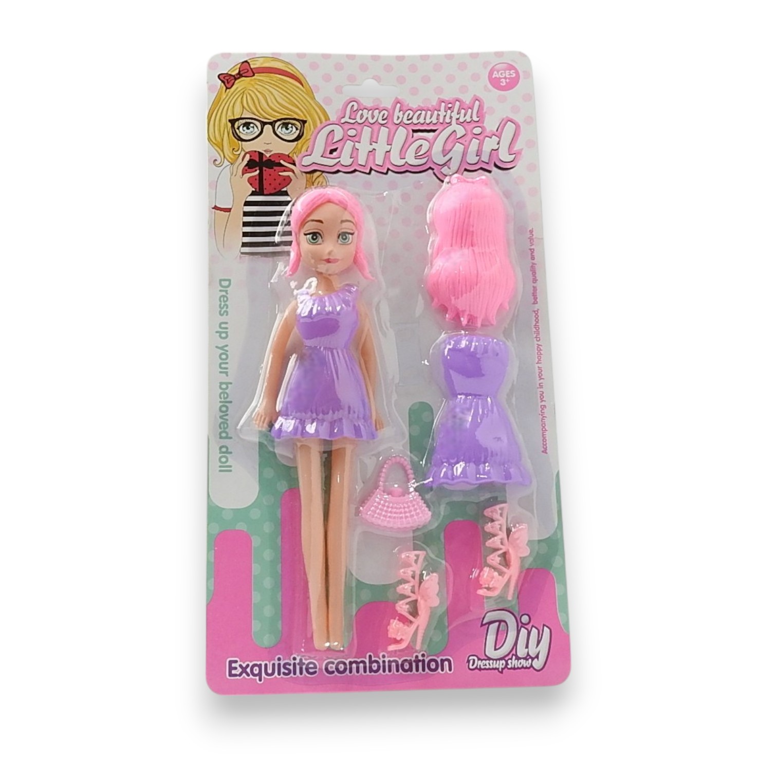 MUÑECA FASHION CON ACCESORIOS