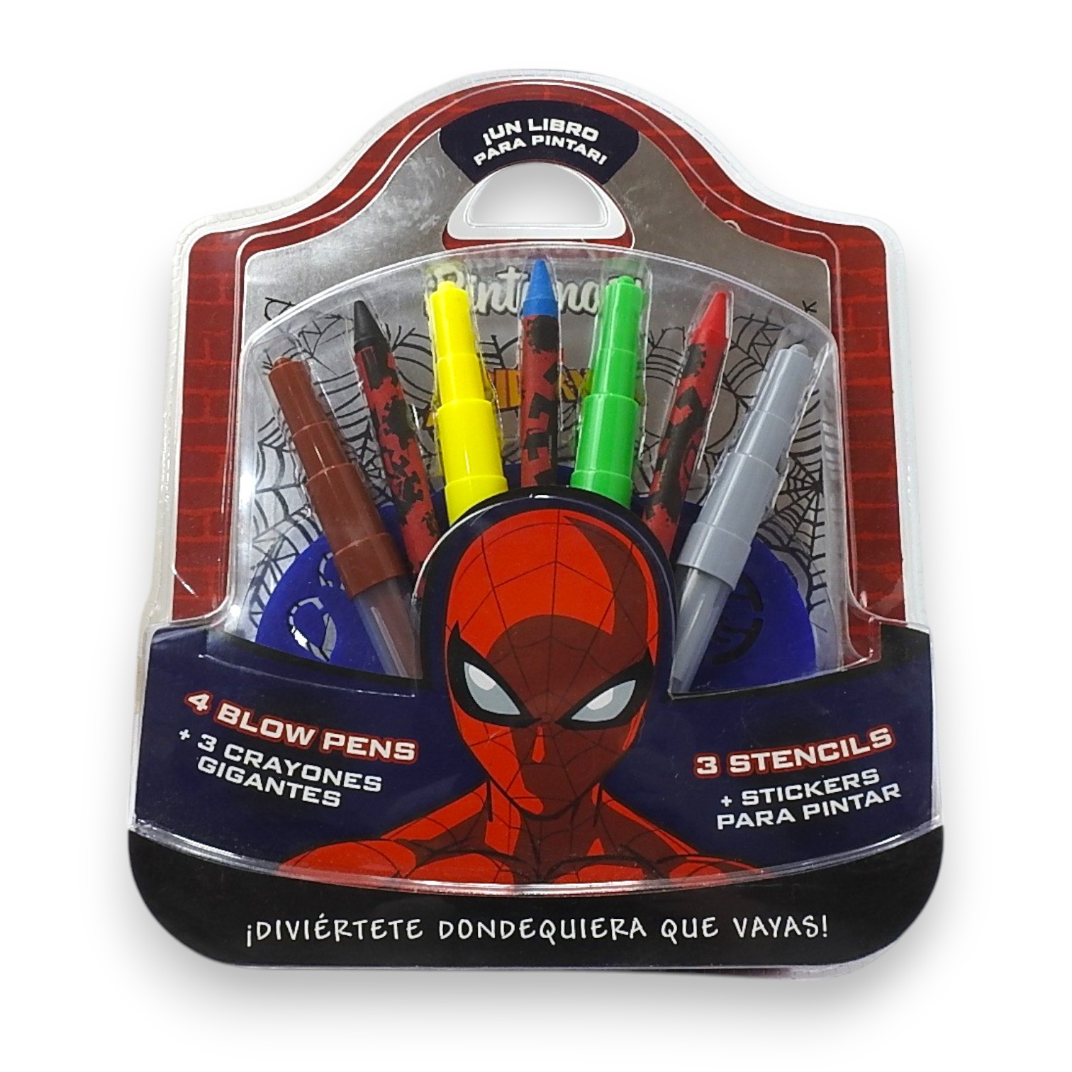 DOBLE BLISTER PINTEMOS SPIDERMAN ART. 4226