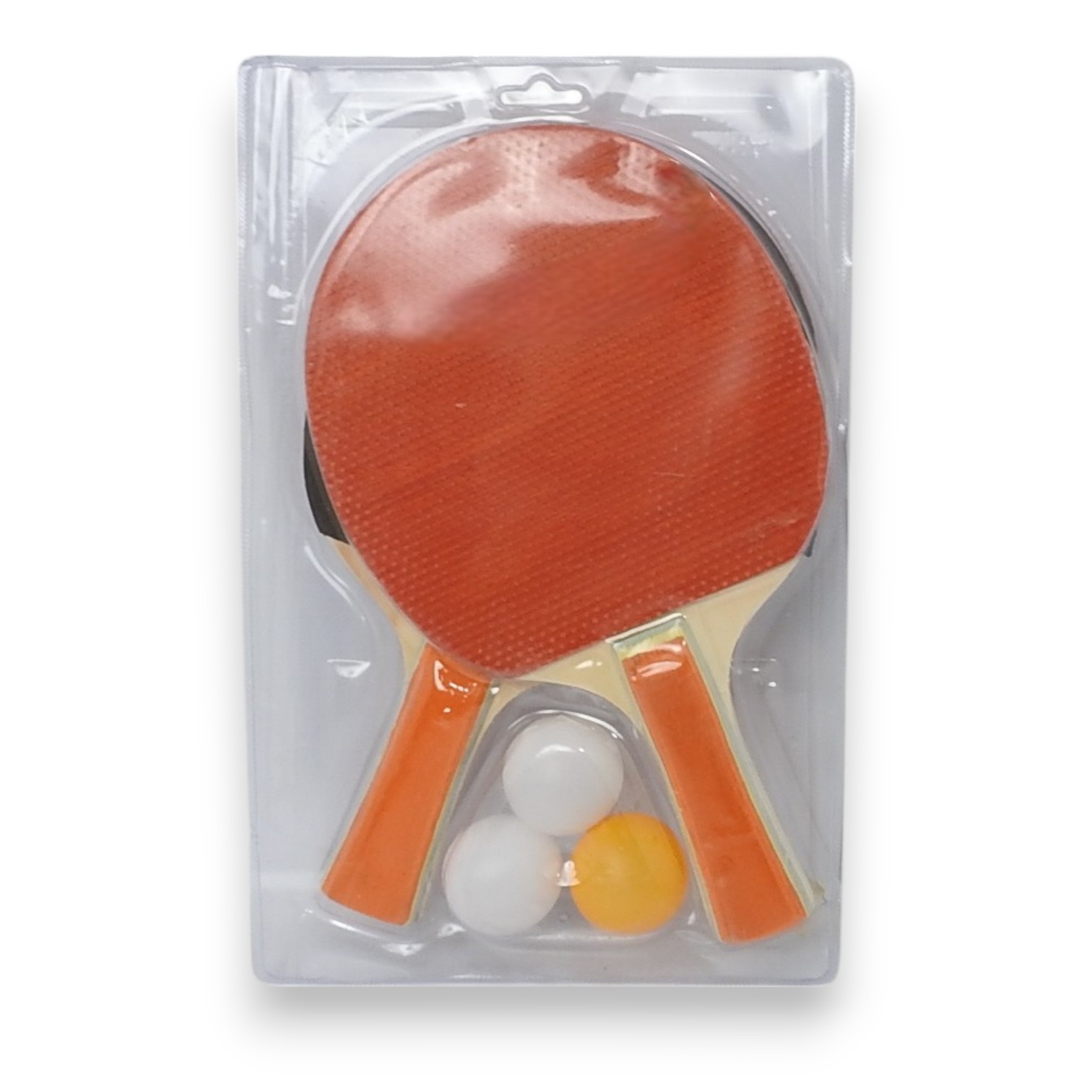 PALETA PING PONG E/B. C/ 3 PELOTITAS A.D740-19-4