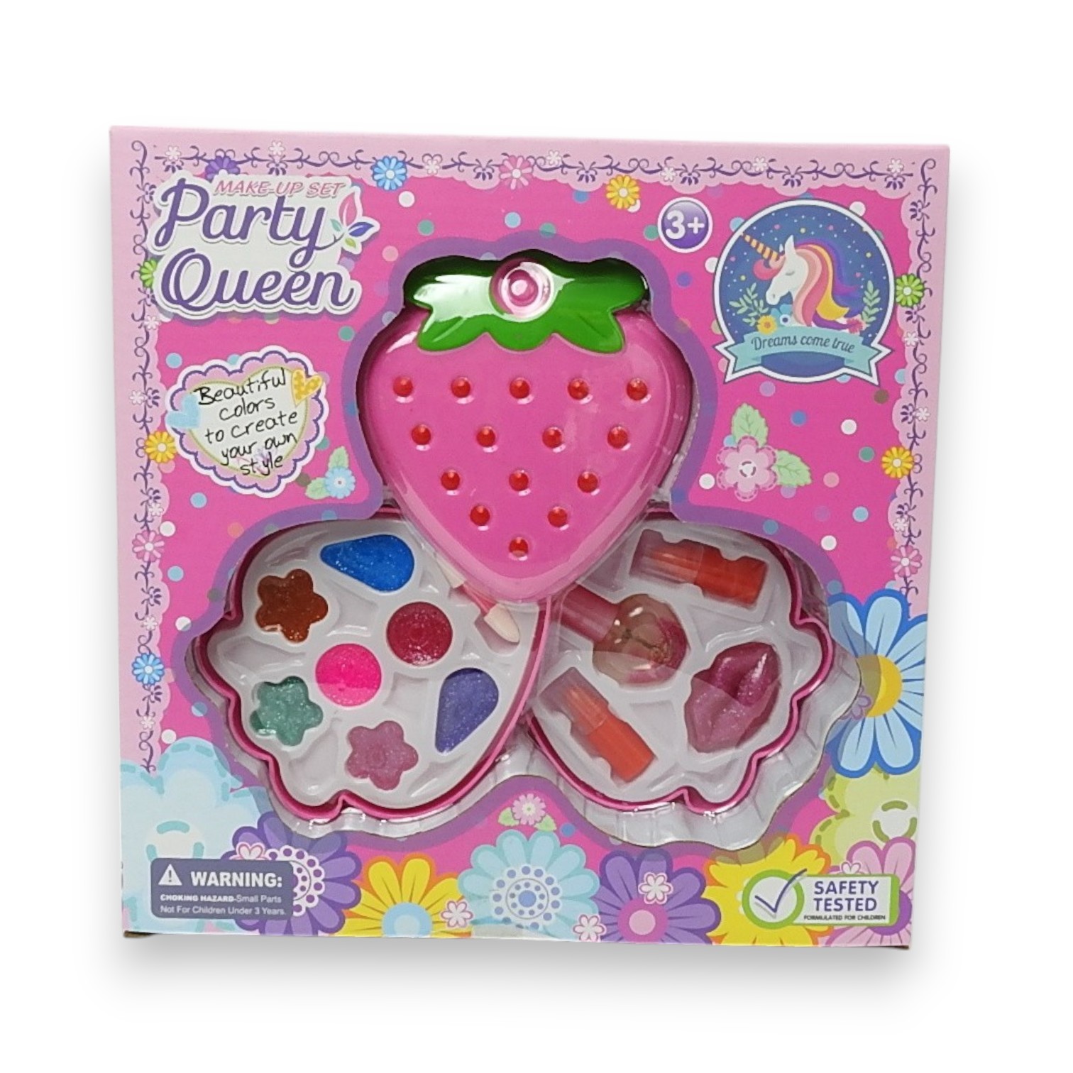 SET DE MAQUILLAJE FRUTILLA PARTY QUEEN