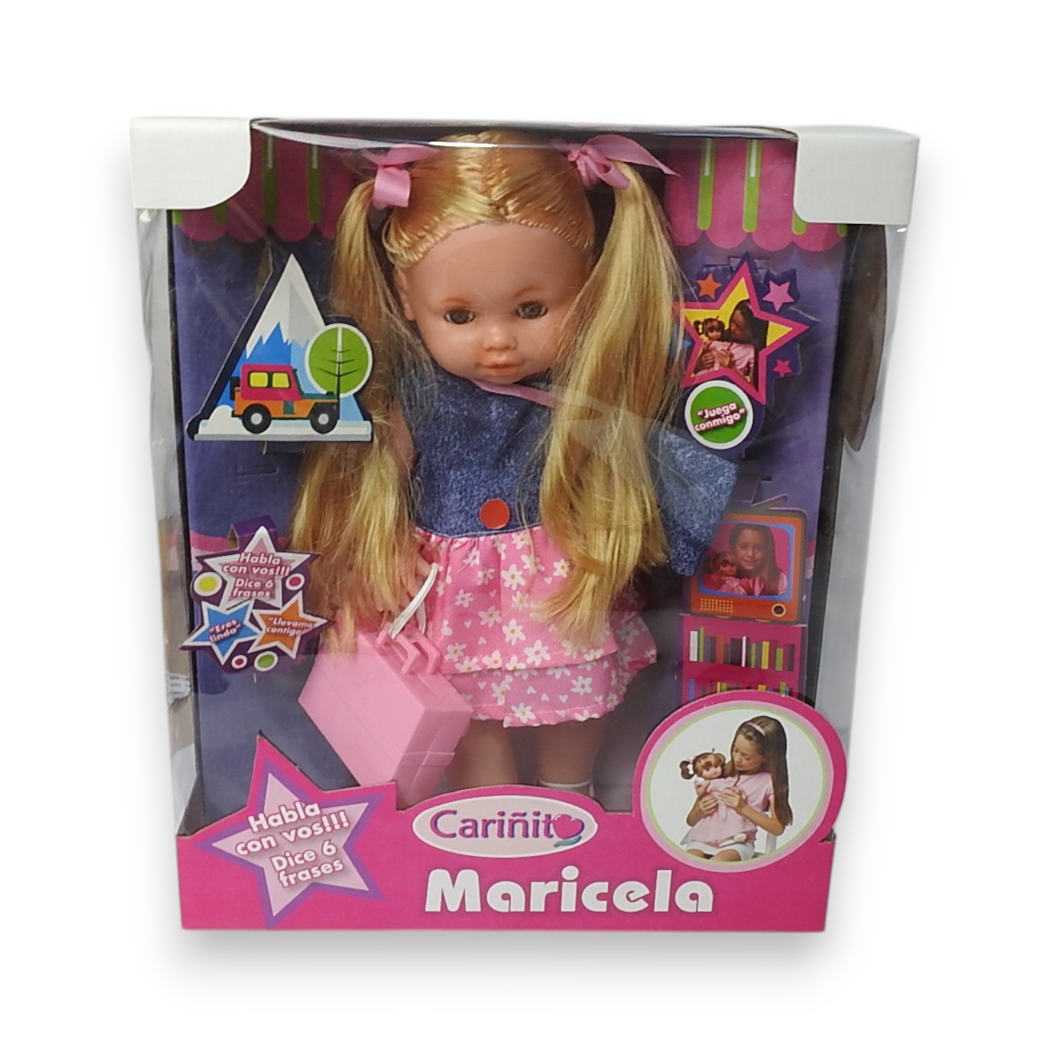 MUÑECA MARICELA CON ACCESORIOS CARIÑITO
