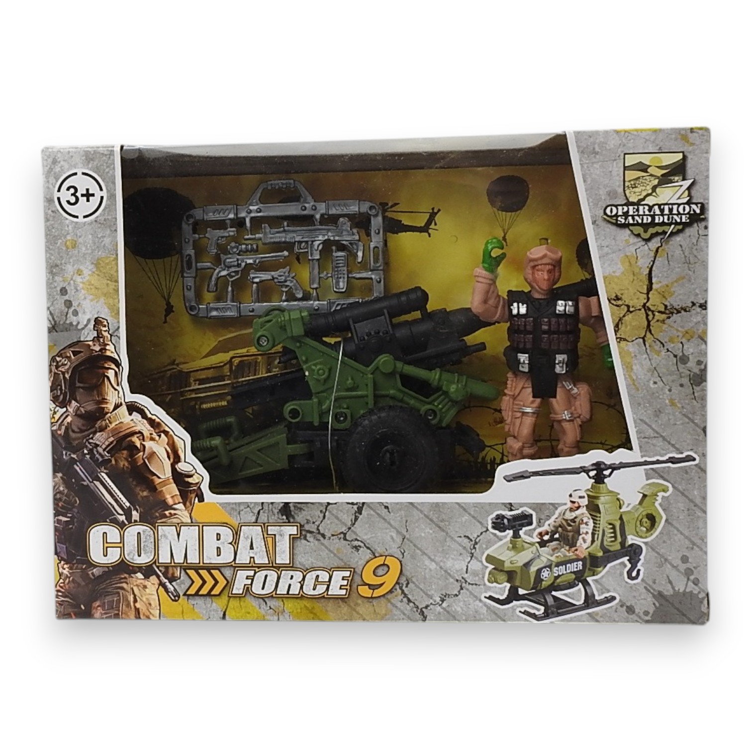 SET MILITAR COMBAT FORCE 9