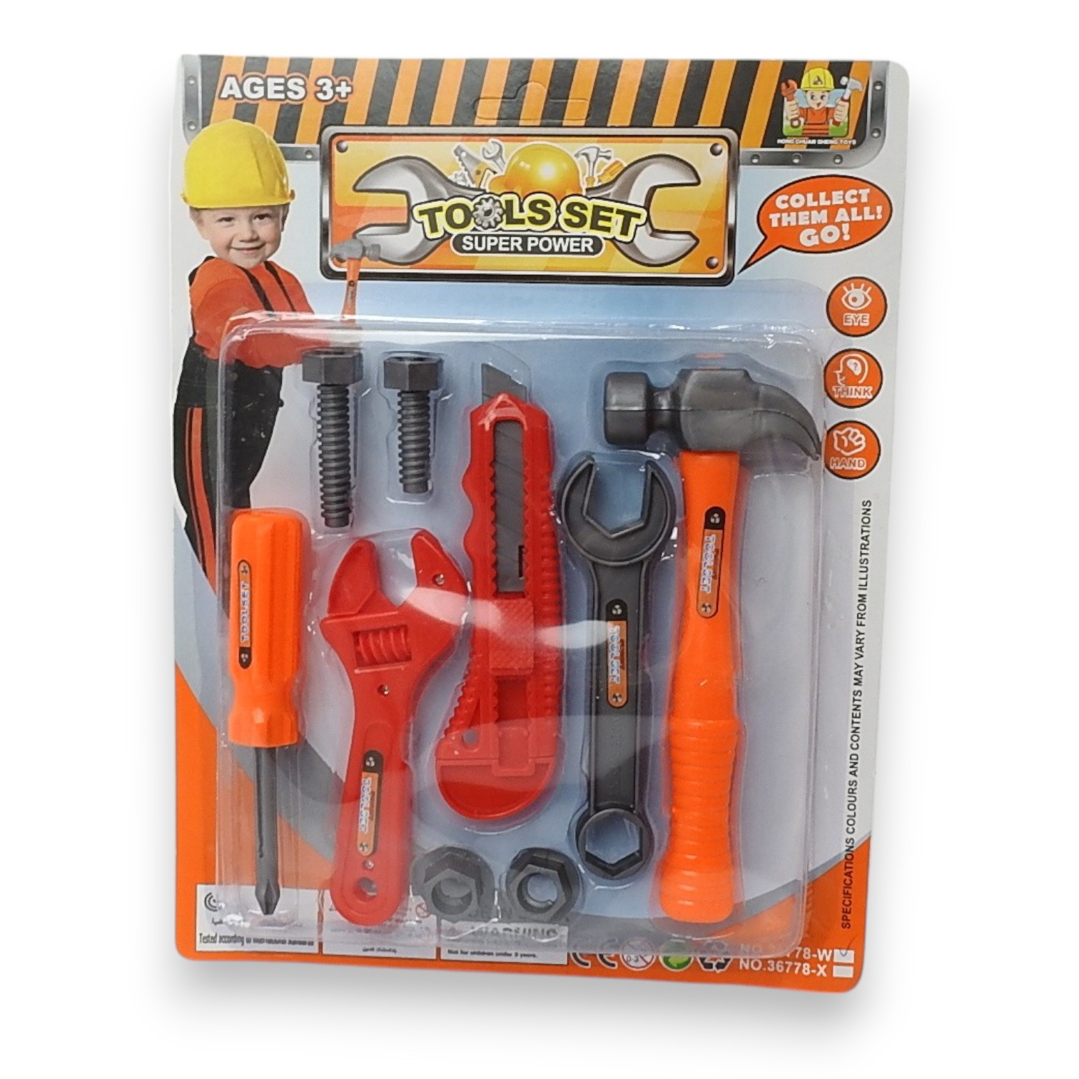 SET DE HERRAMIENTAS TOOLS SET SUPER POWER 10 PZAS.