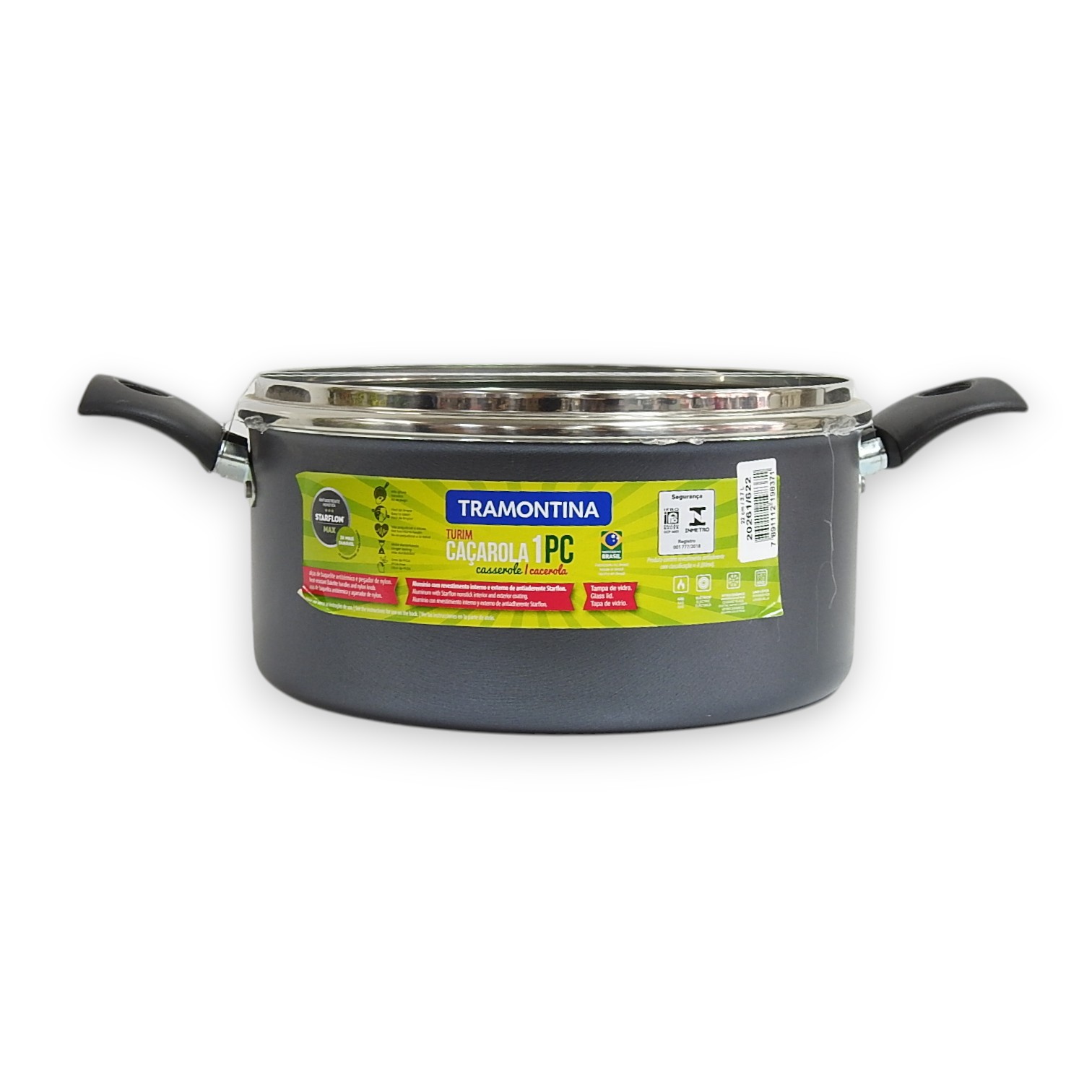 CACEROLA TURIM NEGRO 22cm ART.03-20261/622