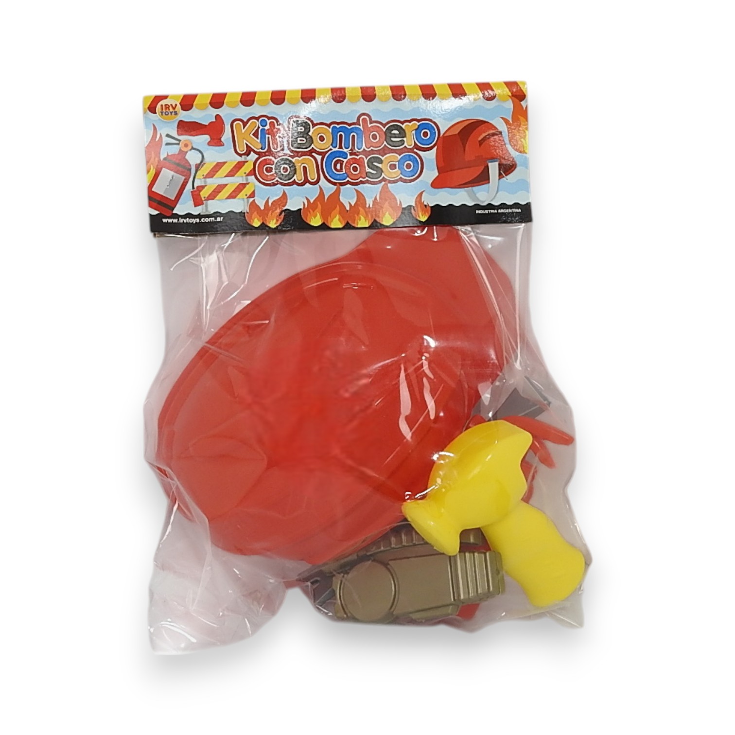 SET KIT BOMBERO + CASCO