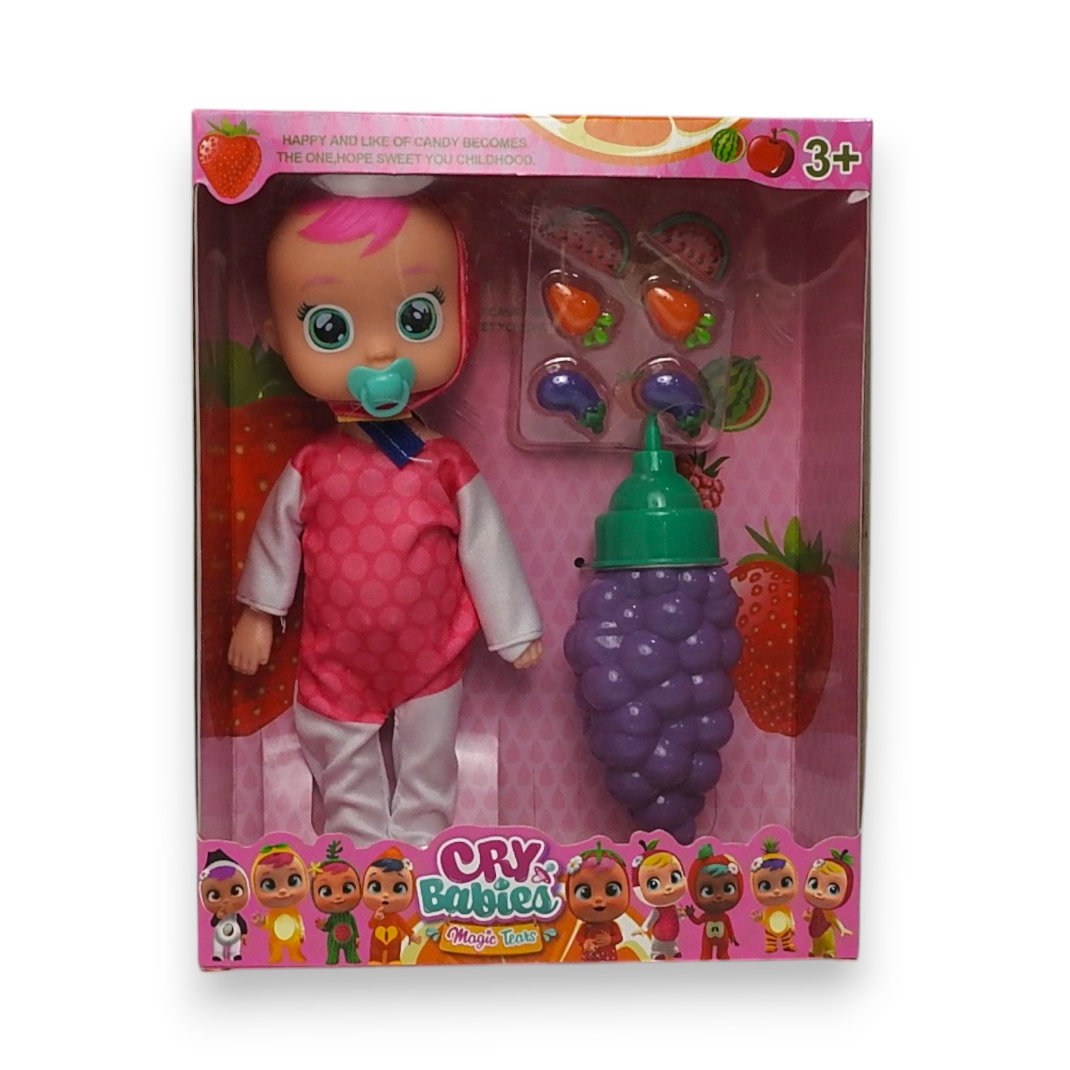 MUÑECA CRY BABIES CON ACCESORIOS