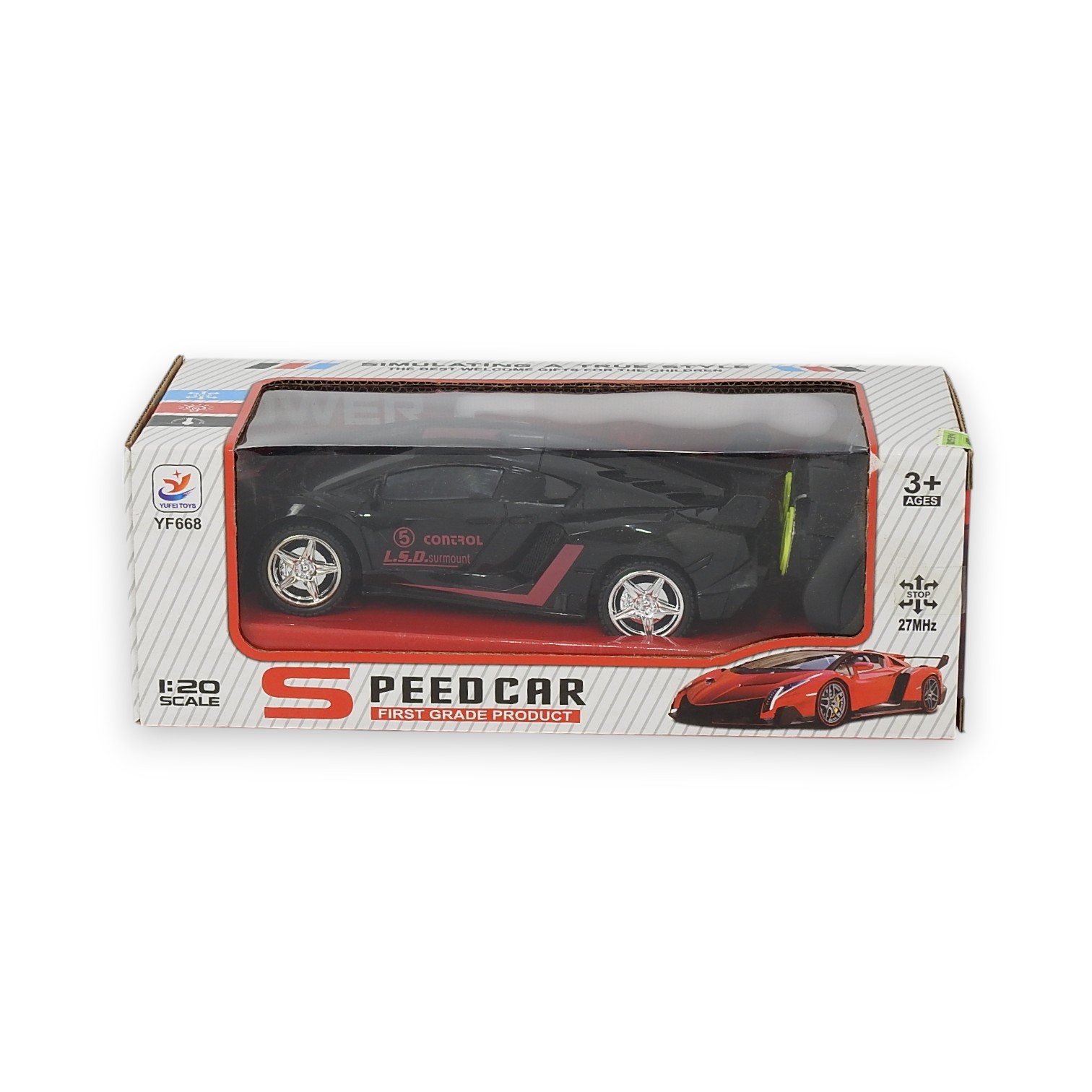 AUTO SPEED CAR RADIO CONTROL 2 CANALES ESCALA 1:20