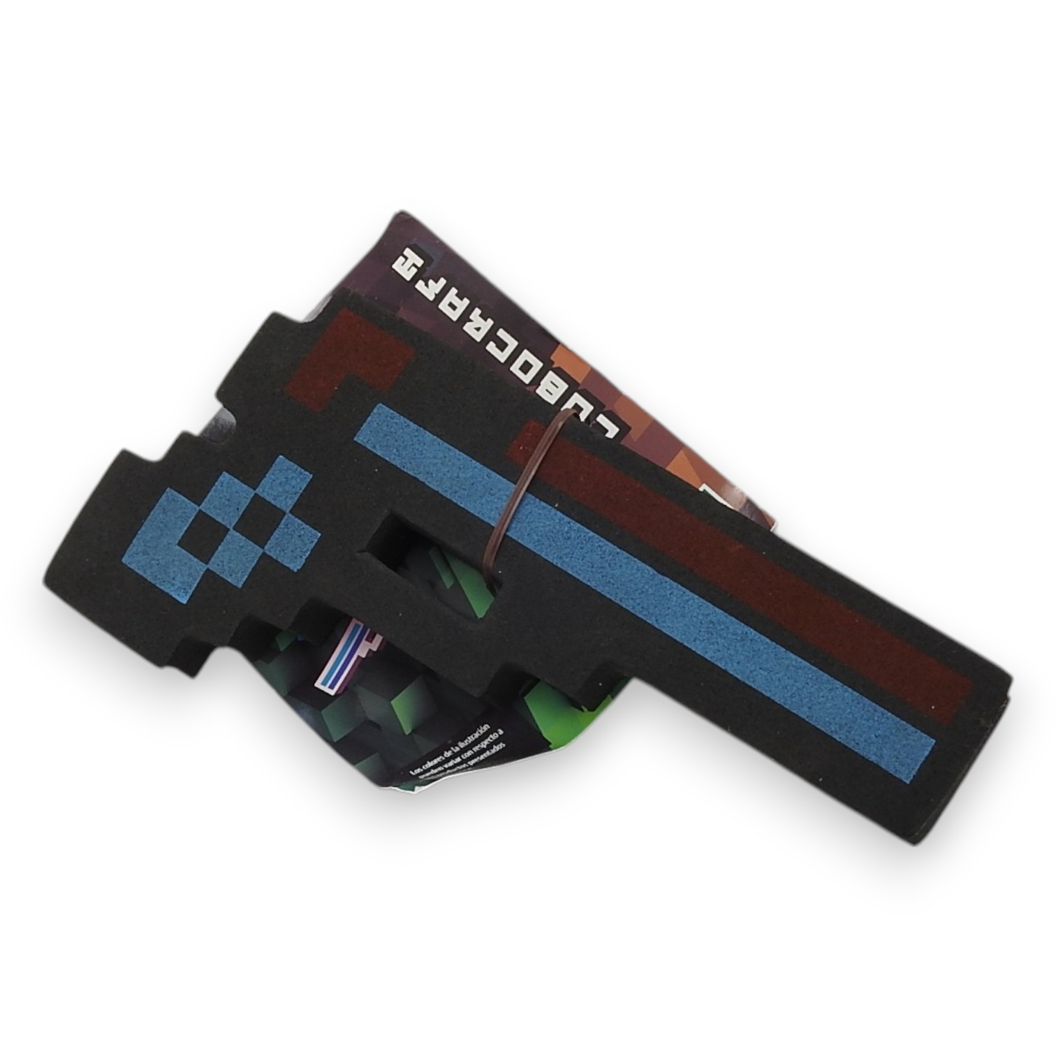 PISTOLA GOMA EVA MINECRAFT