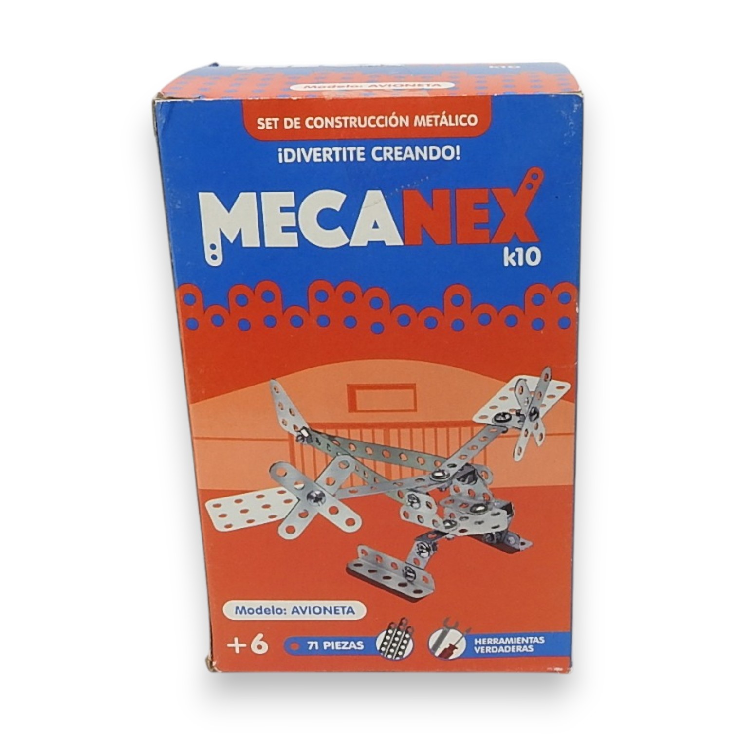 SET DE CONSTRUCCION METALICO AVIONETA 71 PZAS.