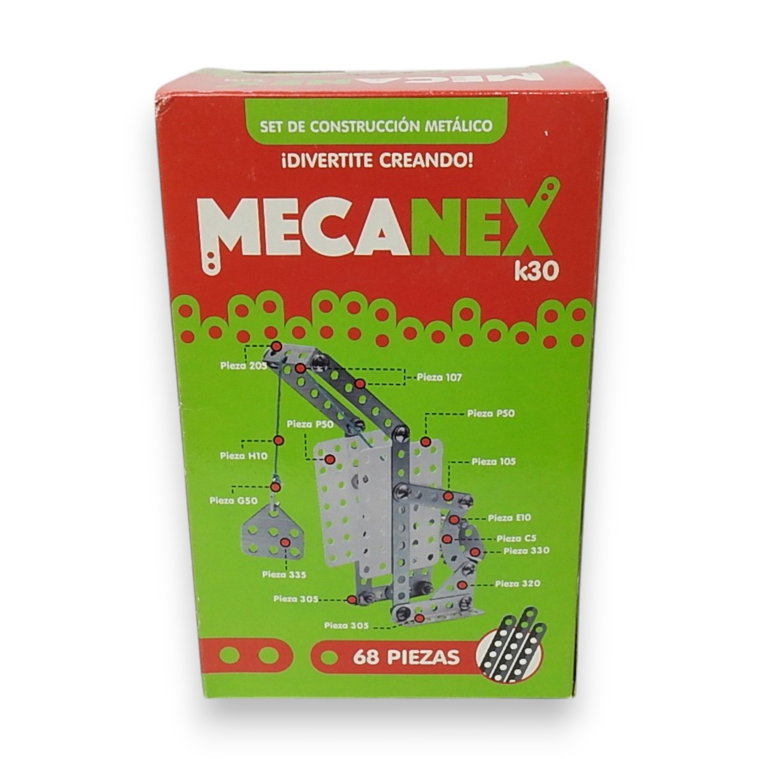 SET DE CONSTRUCCION METALICO GRUA 68 PZAS.