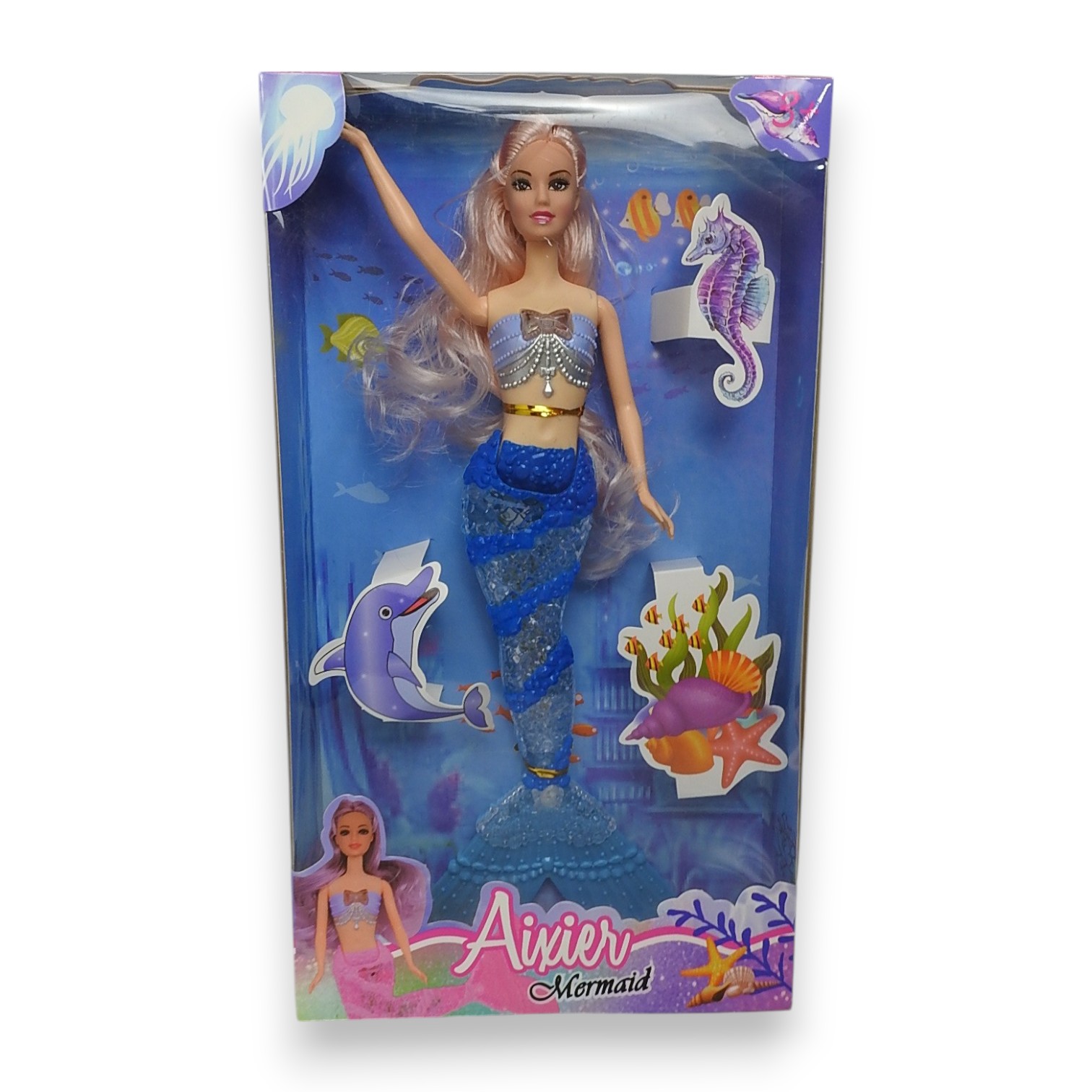 MUÑECA SIRENA AIXIER MERMAID COLECCIONABLE