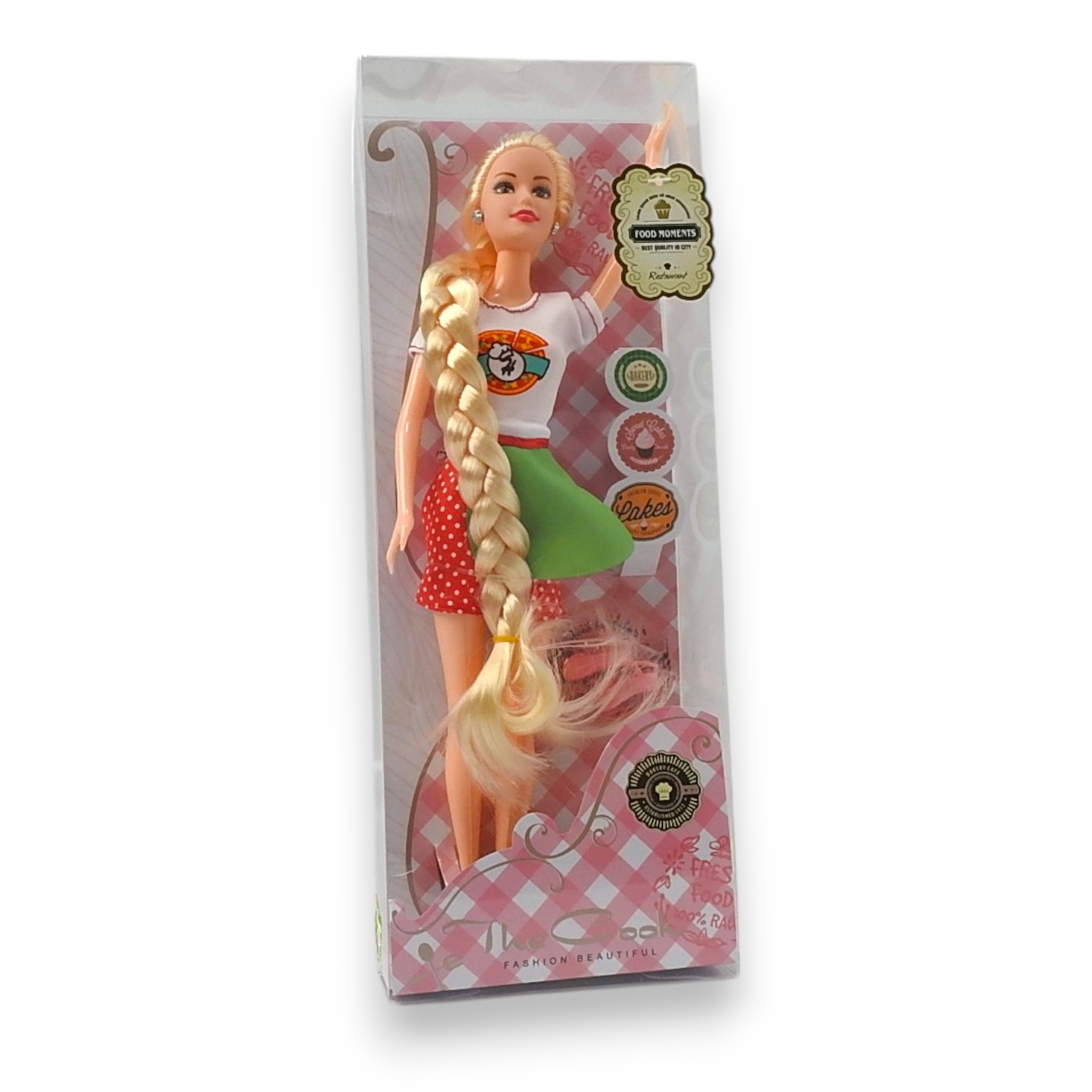 MUÑECA THE COOK CON ACCESORIOS COLECCIONABLE
