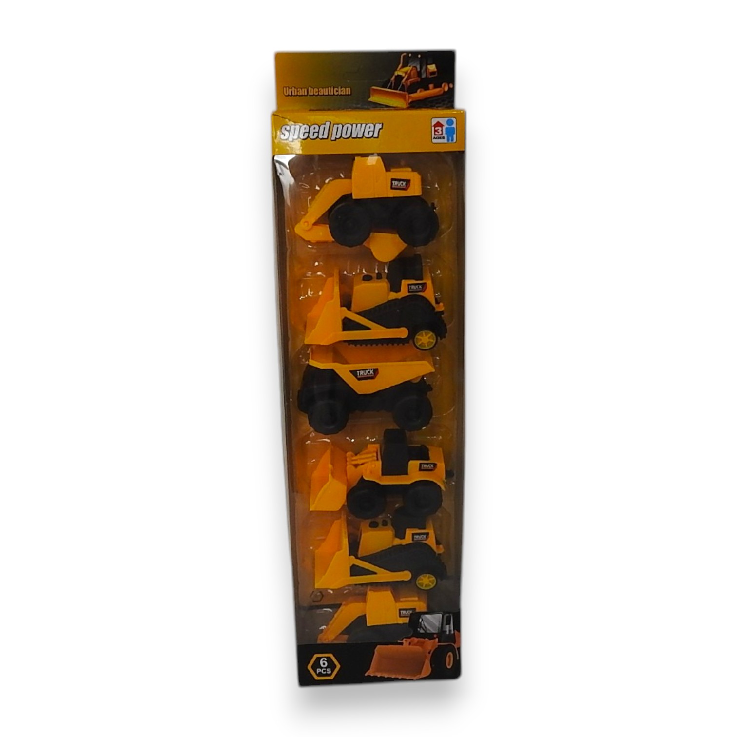 CAMION A PULL BACK x 6