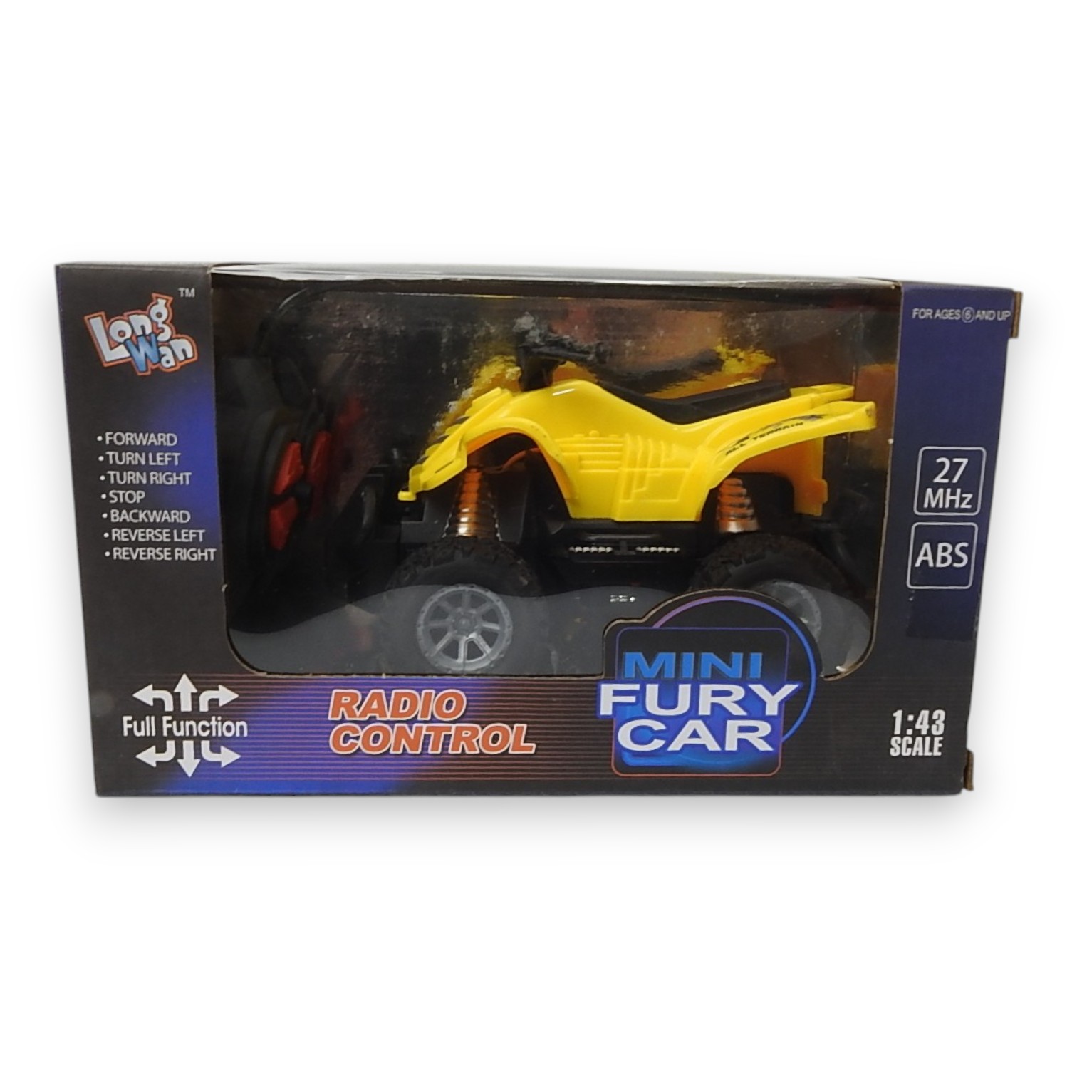 CUATRICICLO MINI FURY CAR RADIO CONTROL ESCALA1:43
