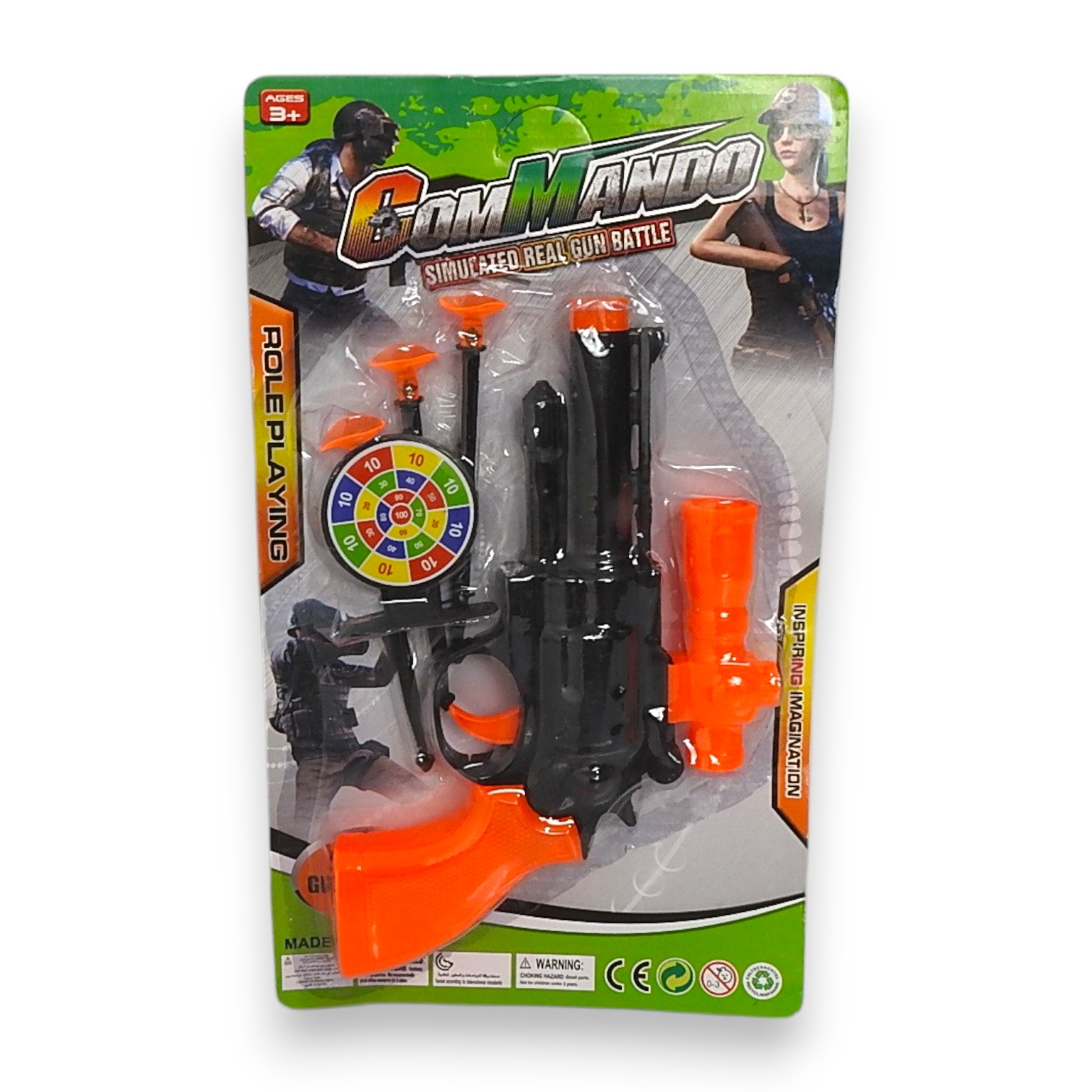 PISTOLA + ACCESORIOS