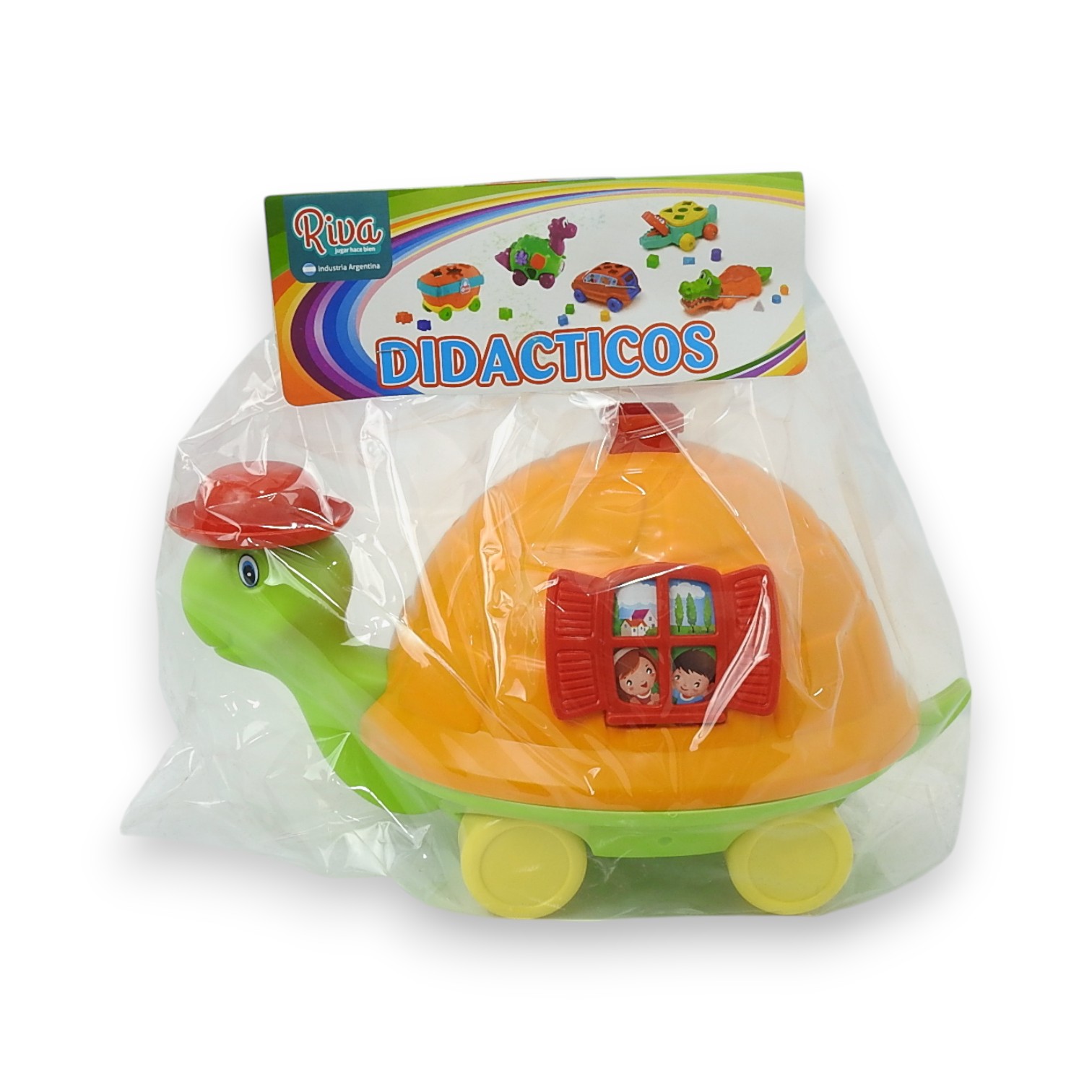 DIDACTICO TORTUGA MANUELITA CON RUEDAS CALESITA