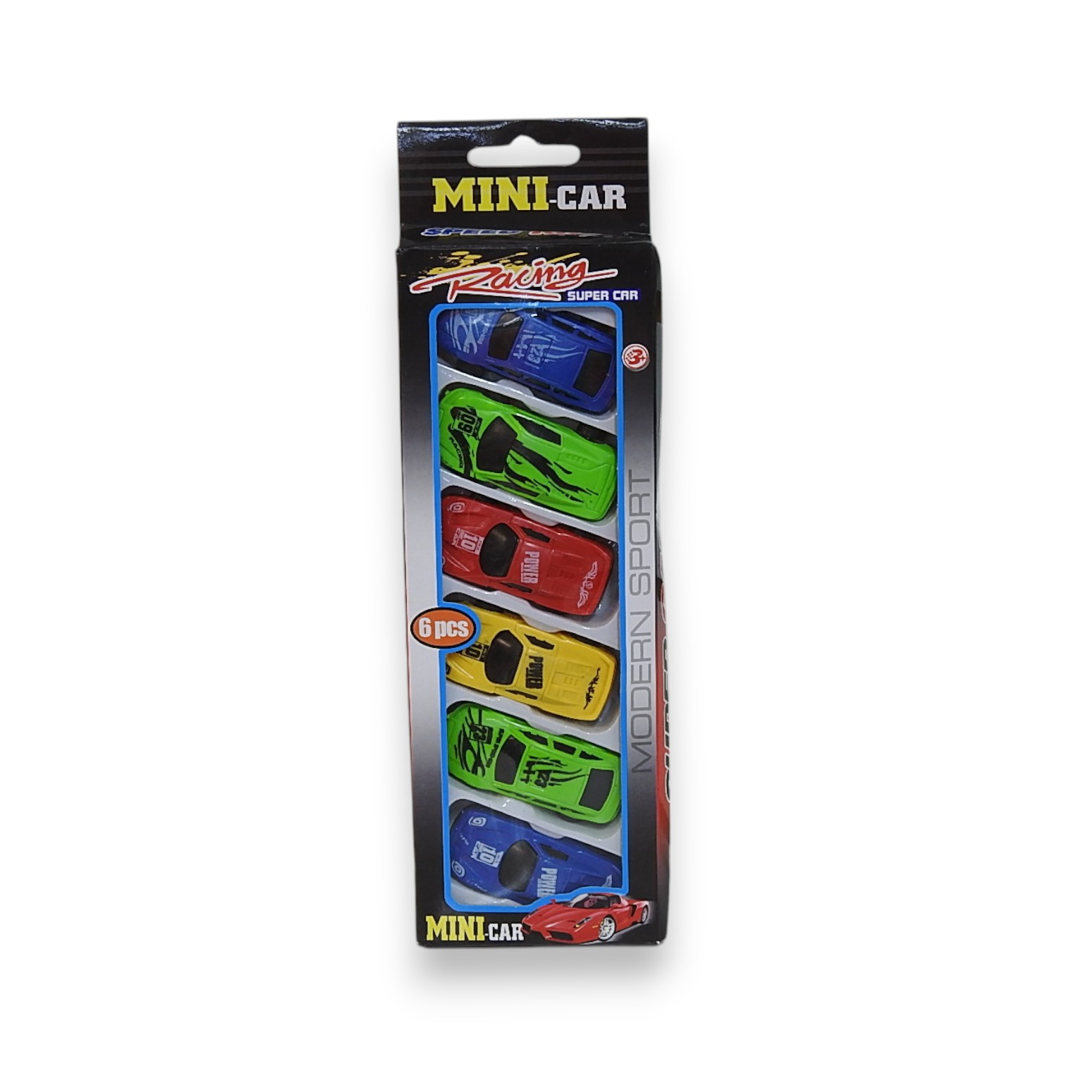 SET DE 6 AUTOS MINI CAR RACING SUPER CAR