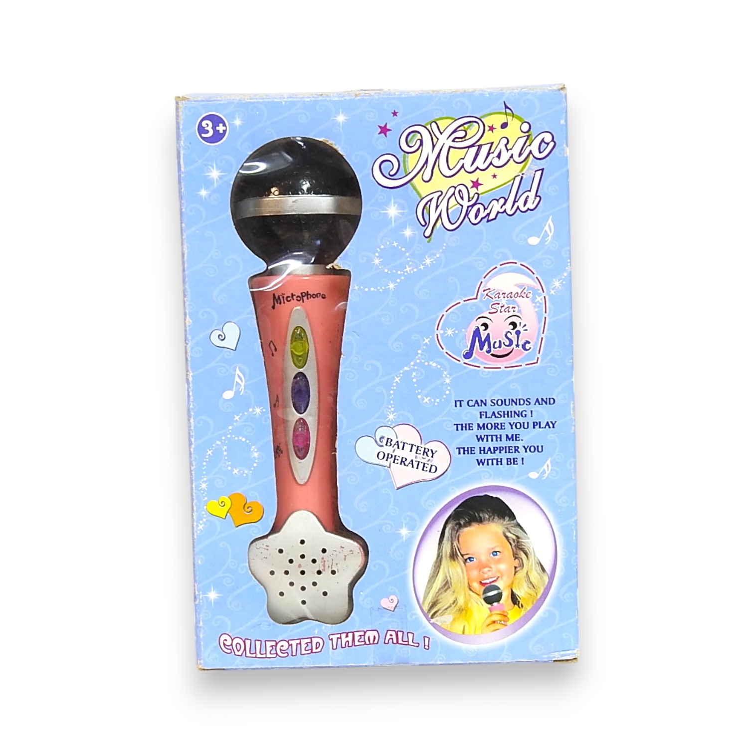 MICROFONO KARAOKE STAR C/BATERIAS ART.3714