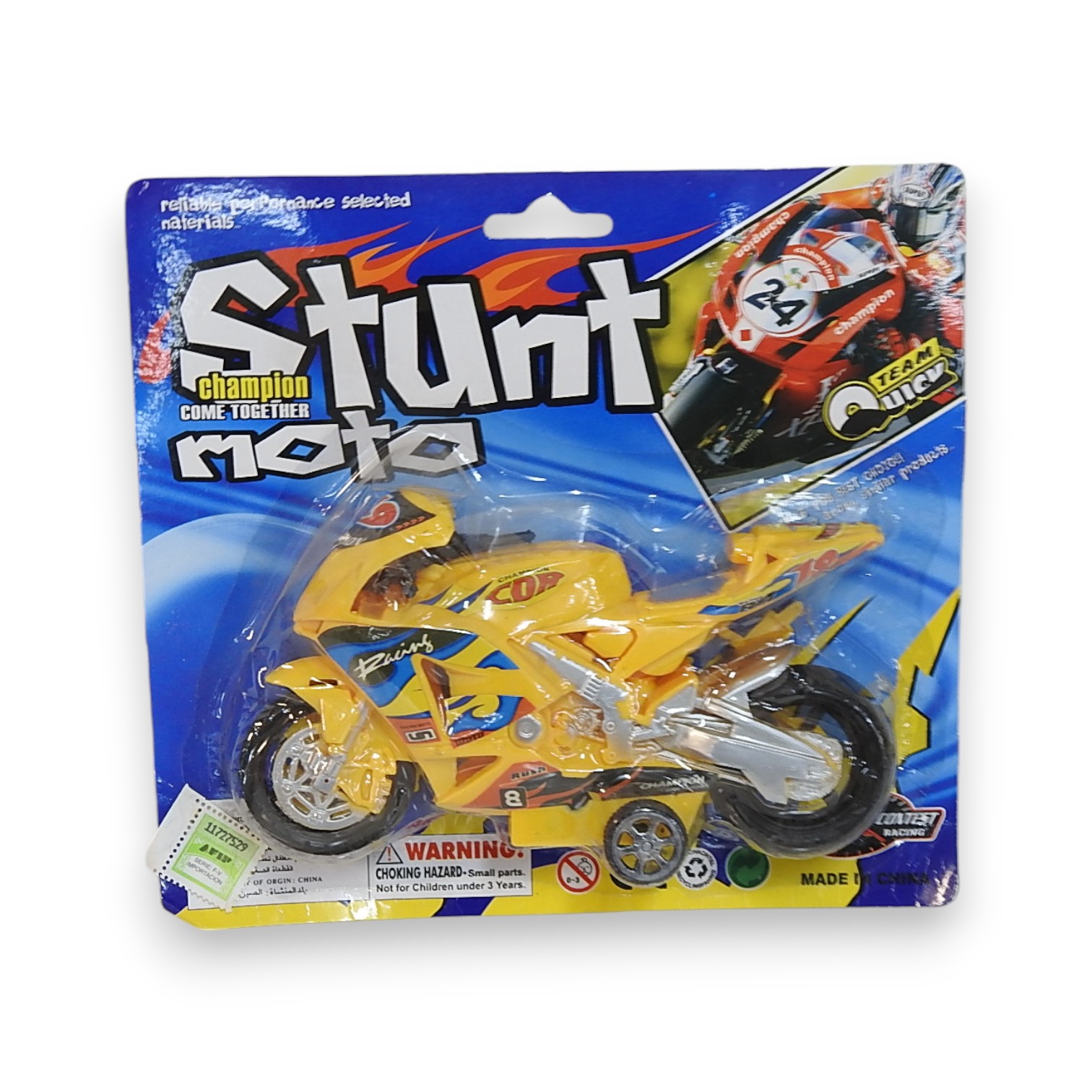 MOTO STUNT CHAMPION A FRICCION