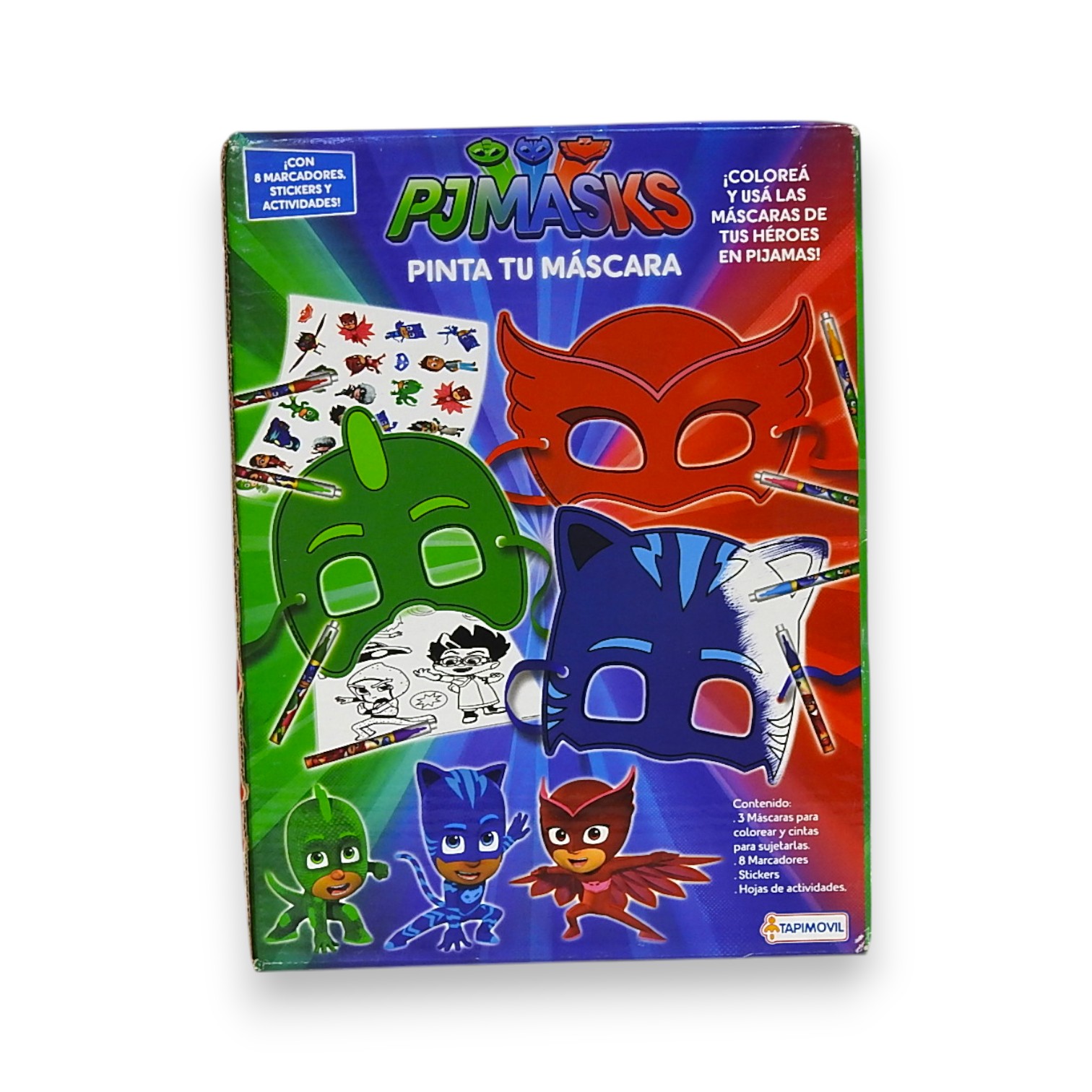 PINTA TU MASCARA PJMASKS ART.EPJ00809