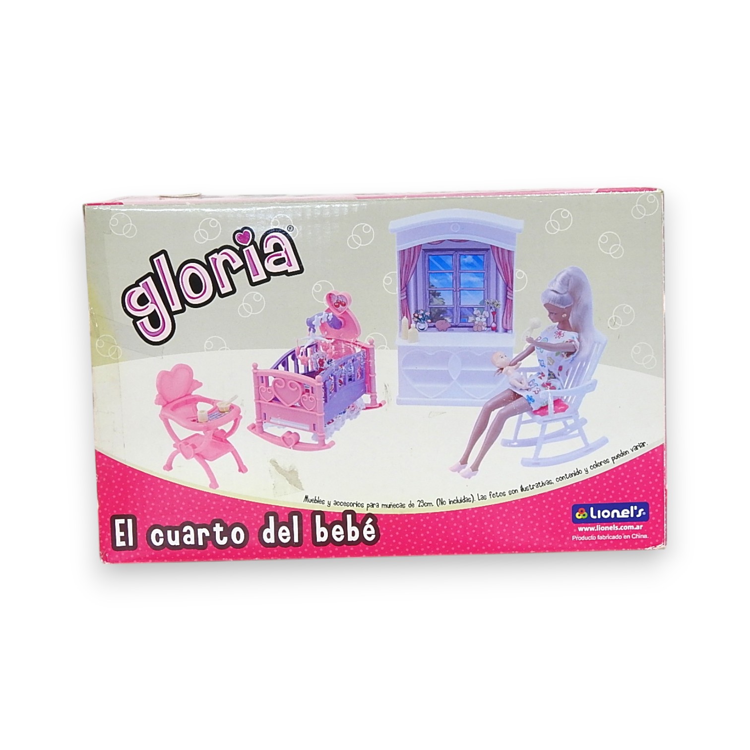 MUEBLE GLORIA CUARTO DE BEBE P/MUÑECA