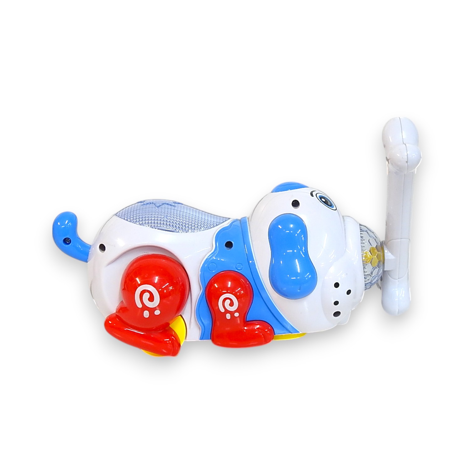 PERRO 360ª C/HUESO/LUZ/SOND.A PILA ART.160279