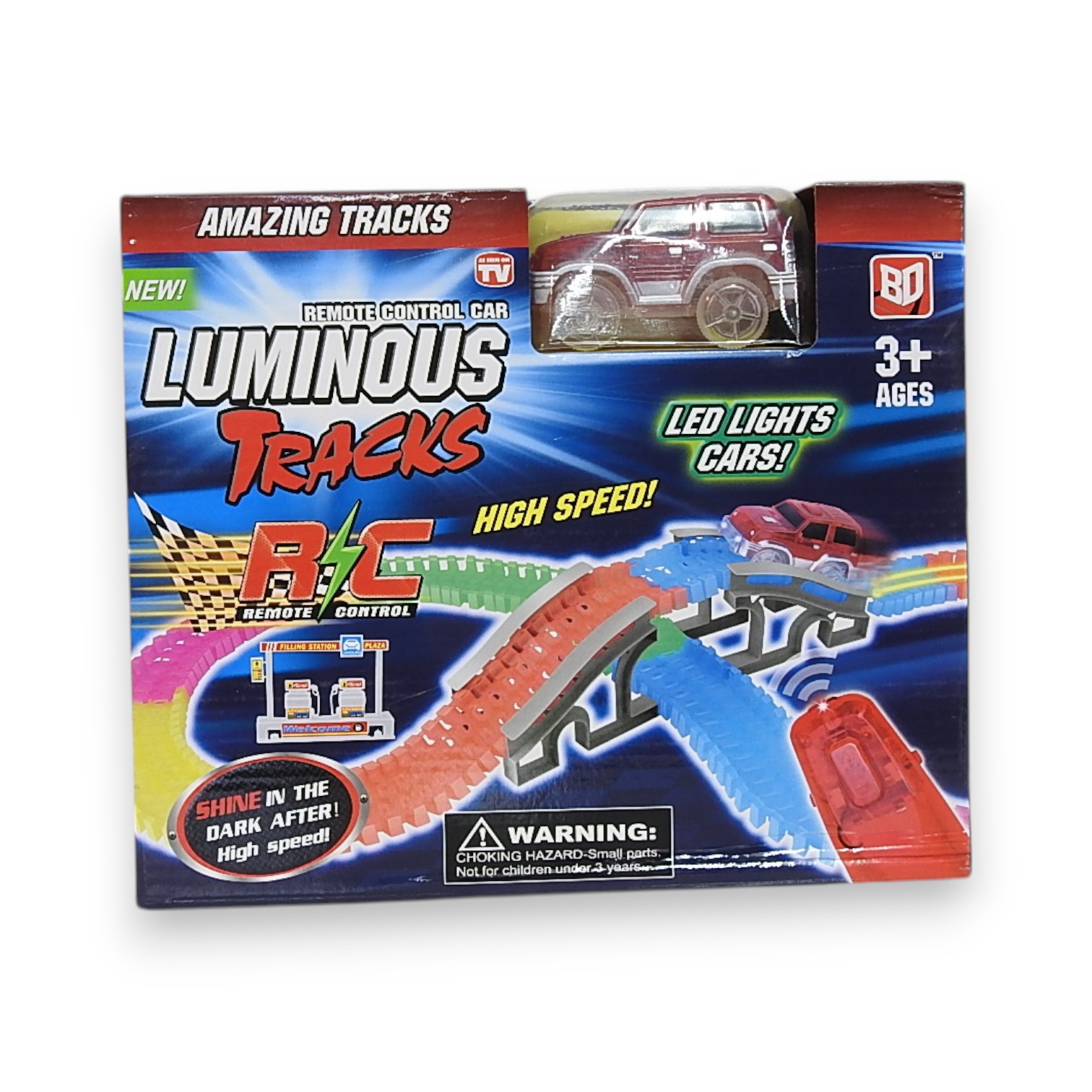 PISTA LUMINOUS R/C TRACKS 98 PZAS ART.D6084/82559