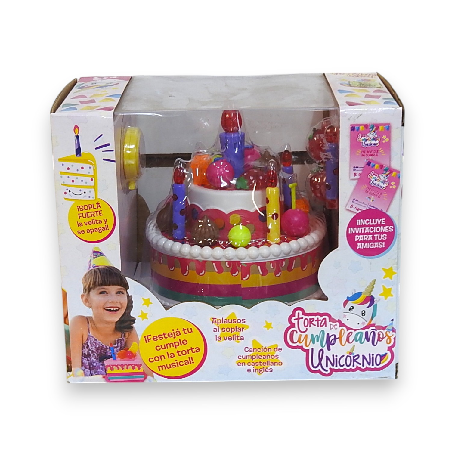 TORTA DE CUMPLEAÑOS UNICORNIO CHICA ART.TORUNI001