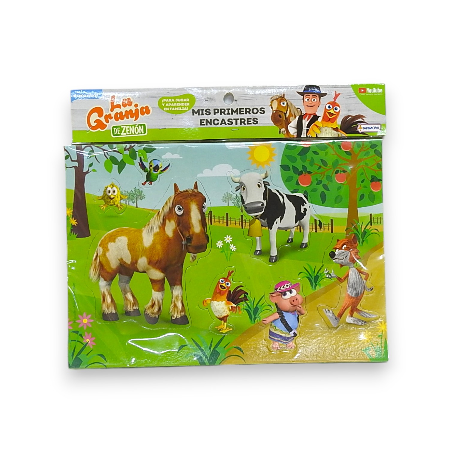 MIS PRIMEROS PUZZLES GOMA LA GRANJA ART.LCG00636