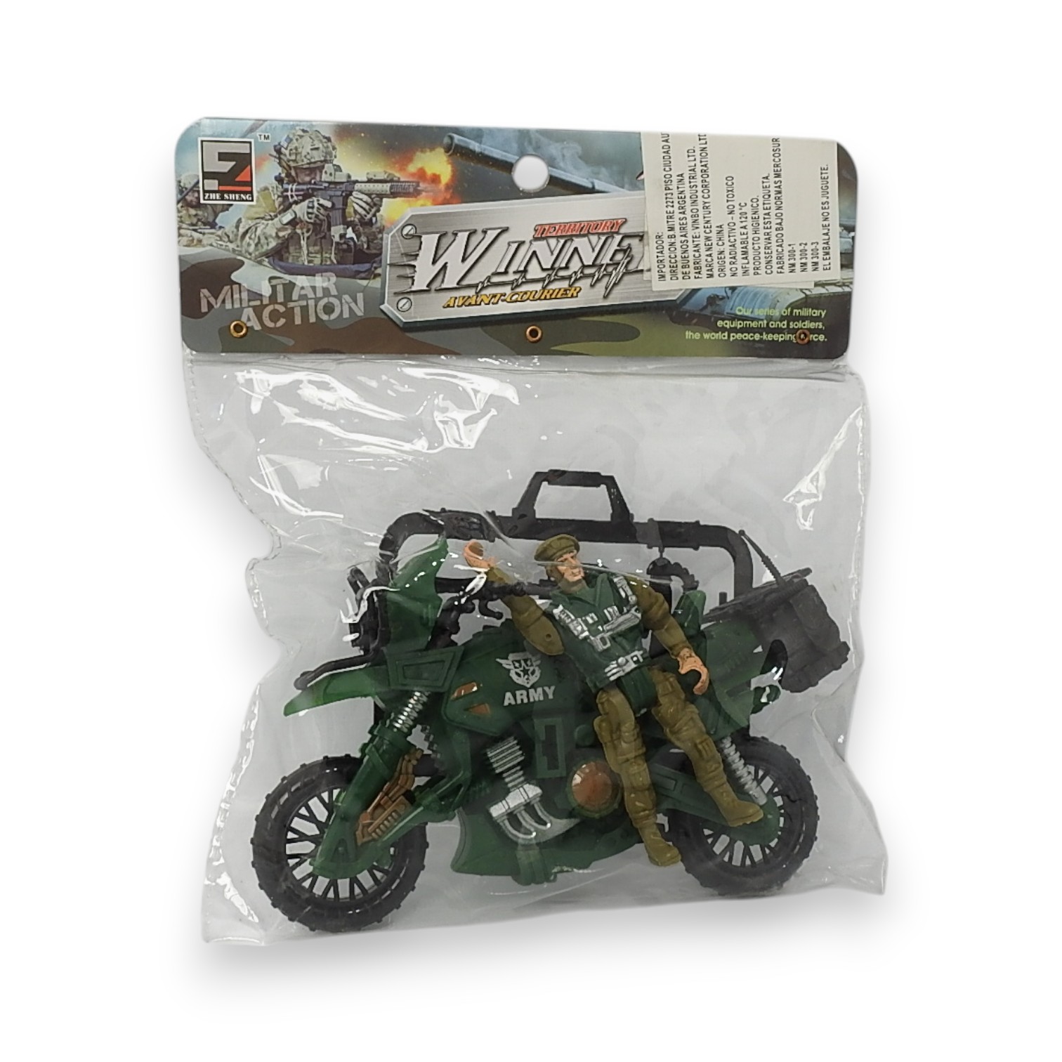 SET MILITAR SOLDADO + ACCESORIOS