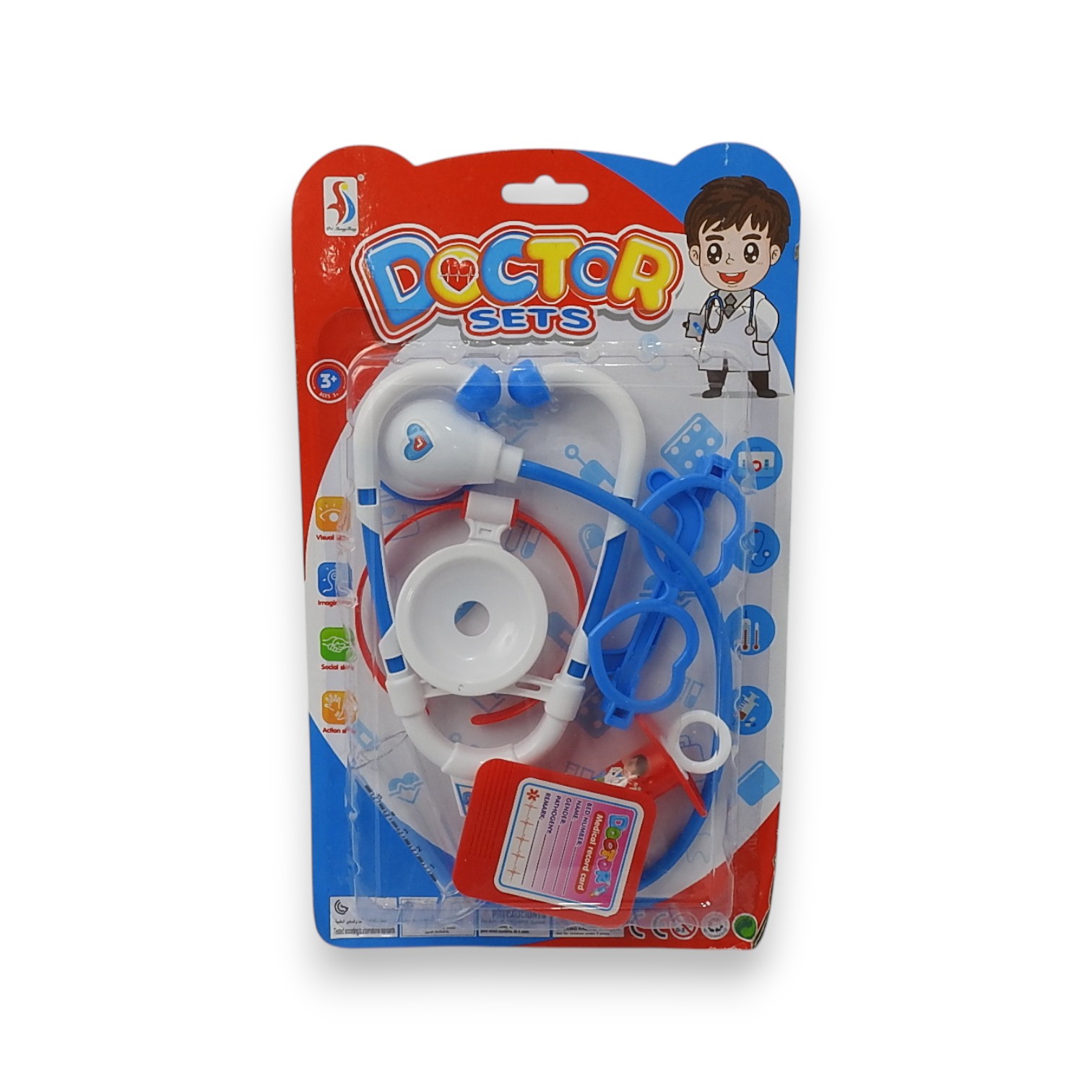 SET DE DOCTOR AZUL 32*19*3cm