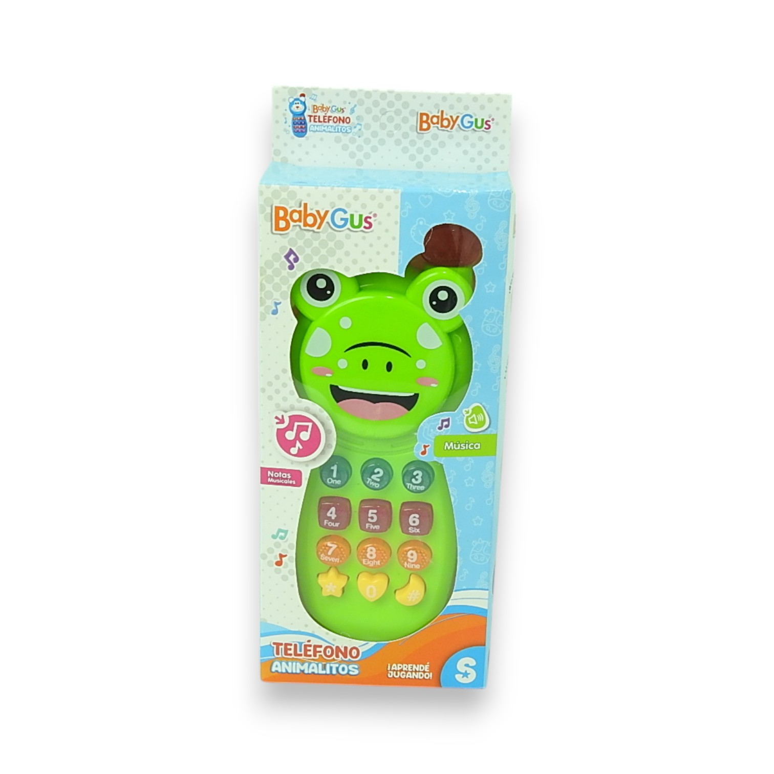 TELEFONO RANA C/LUZ Y SONIDO