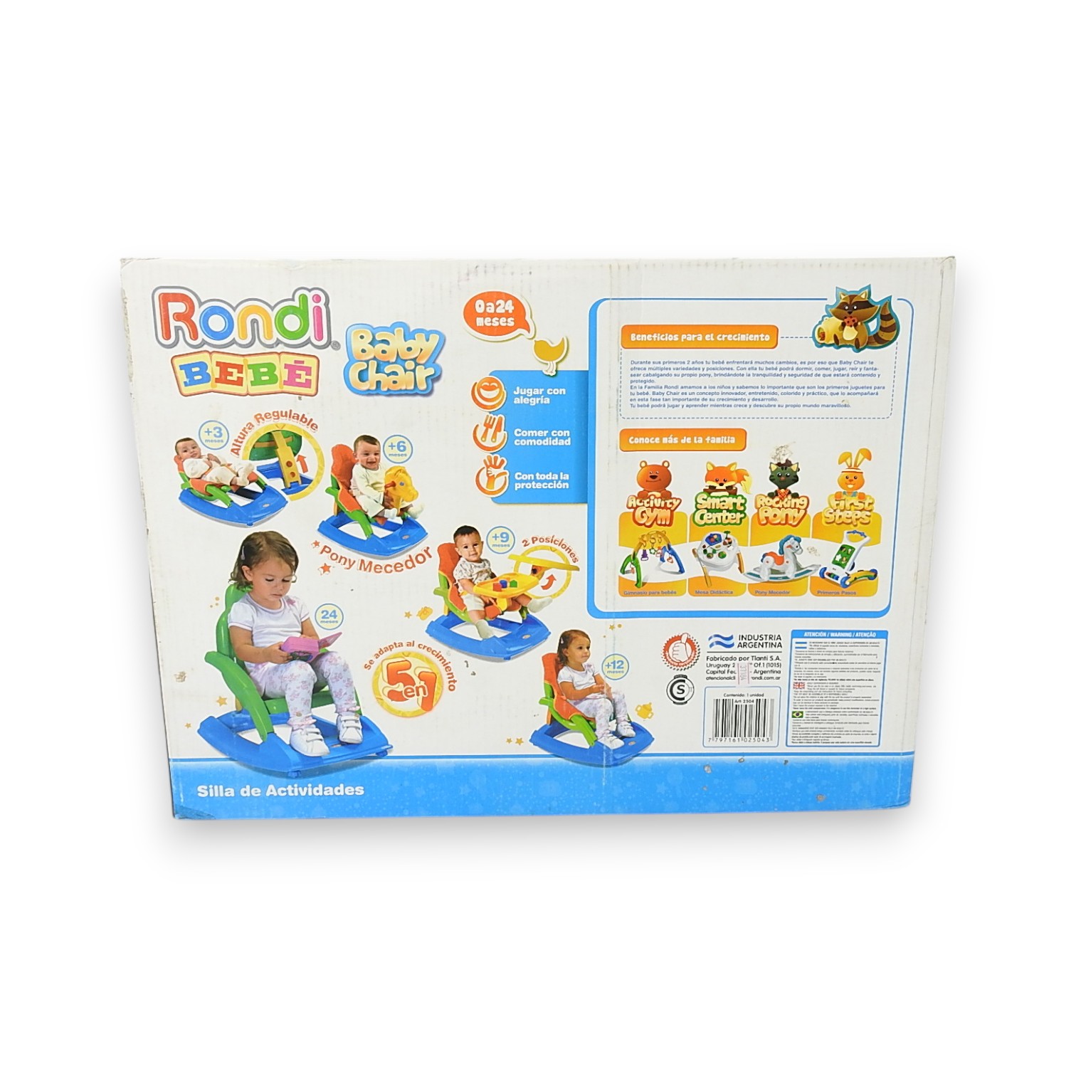 JUEGO DE ACTIVIDAD BABY CHAIR RONDI