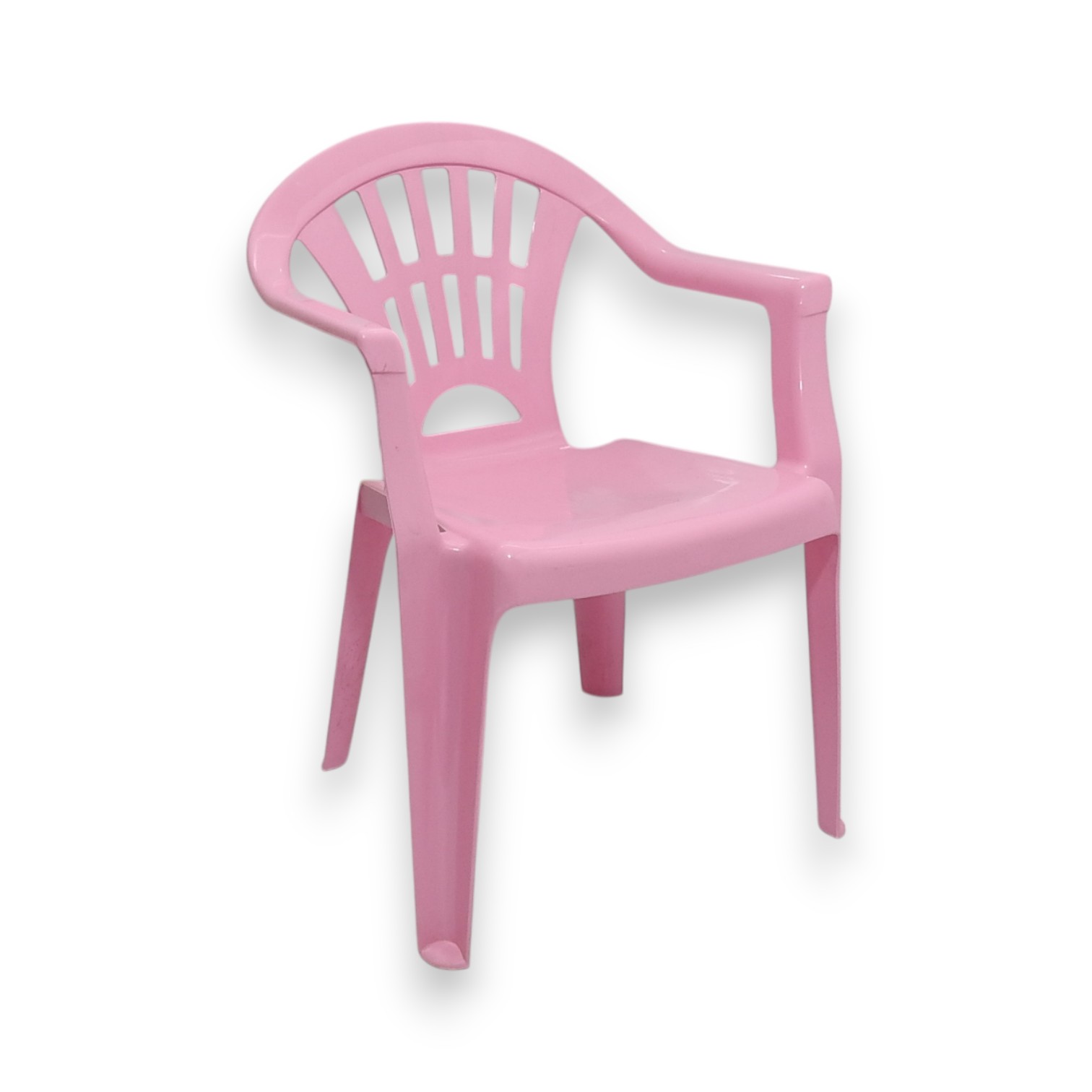 SILLA NIÑO ROSA PLASTICA