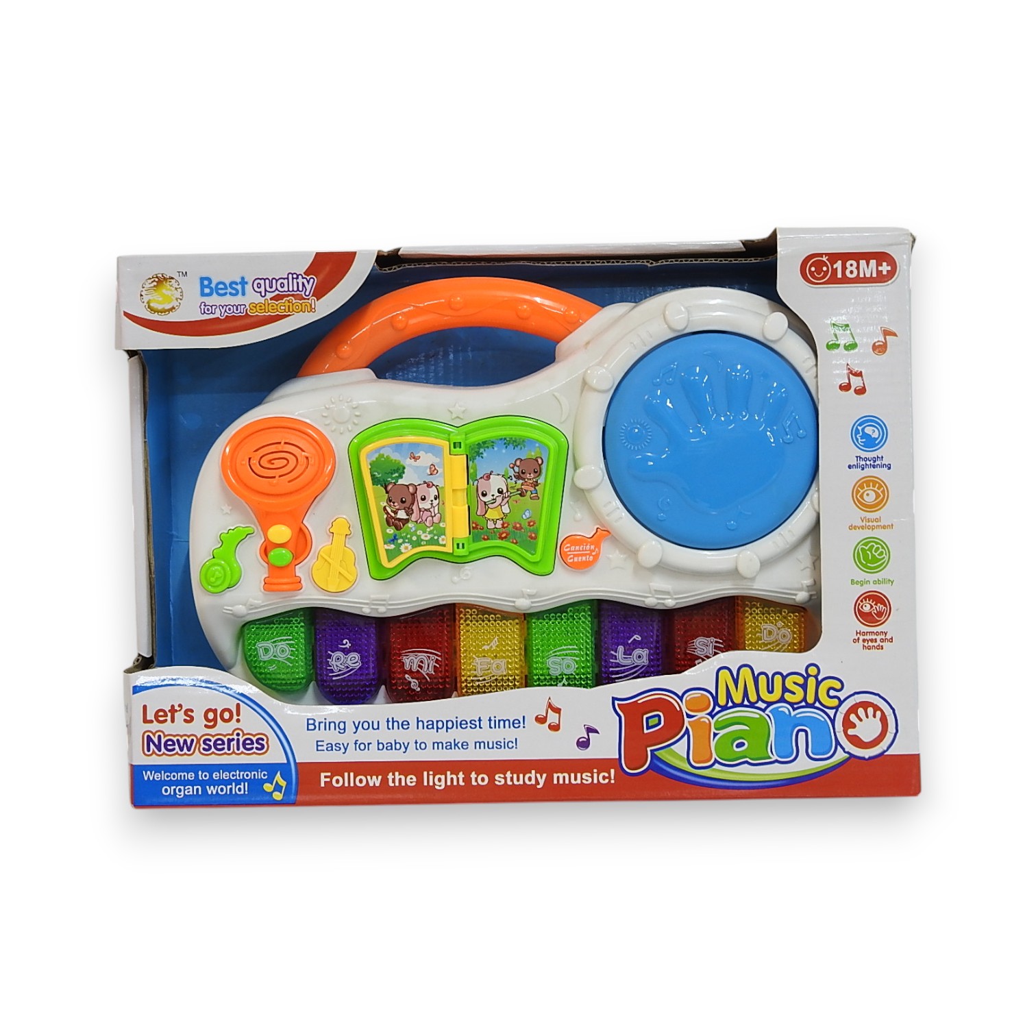 ORGANO PIAN MUSIC INFANTIL A/PILAS ART.6001A