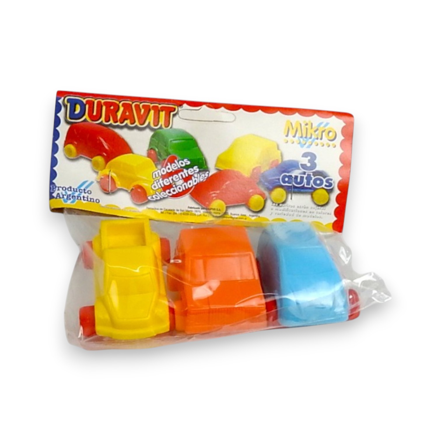 SET 3 AUTOS MIKRO COLECCIONABLES DURAVIT